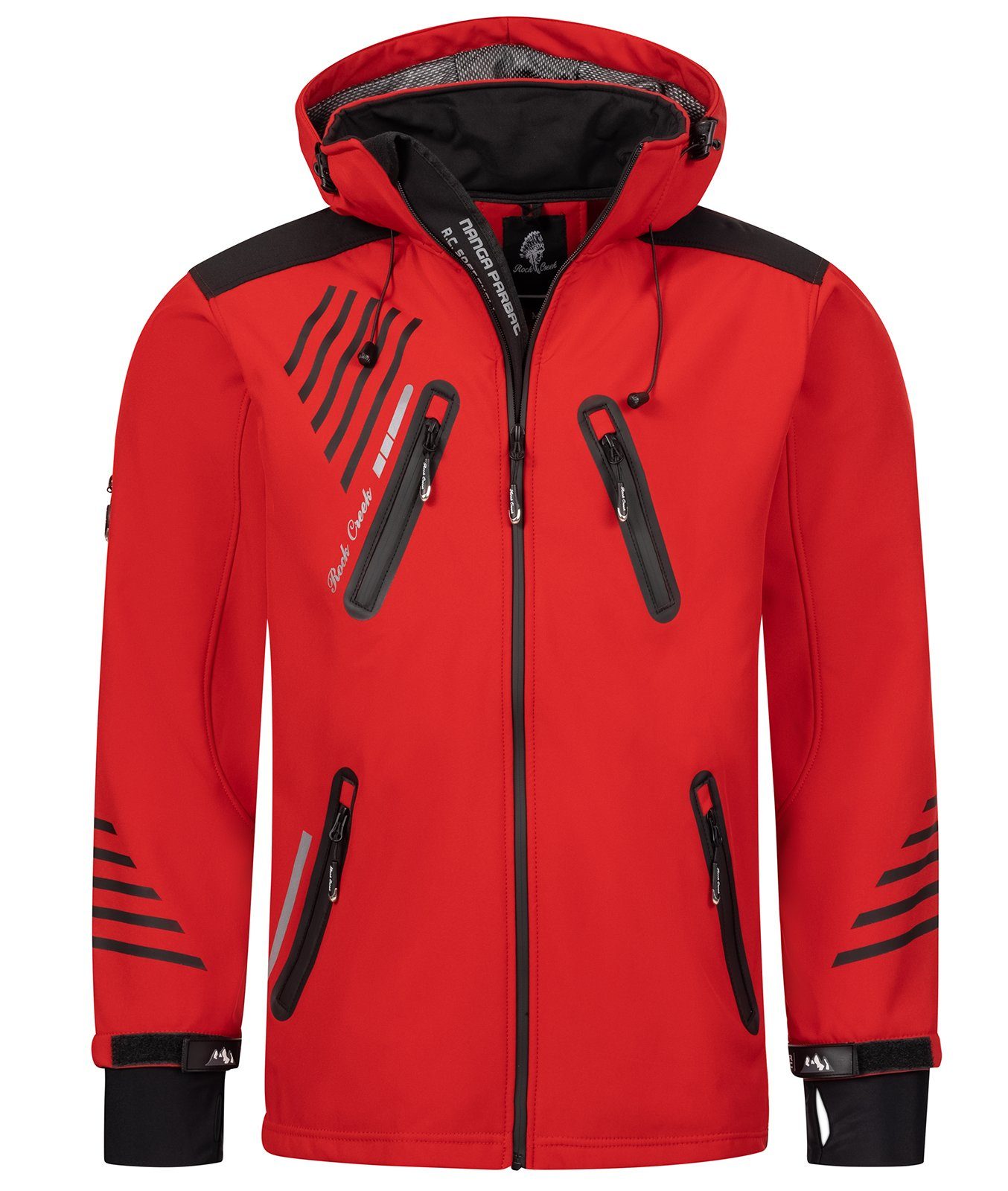 Rock Creek Softshelljacke Herren Softshelljacke Wanderjacke günstig online kaufen