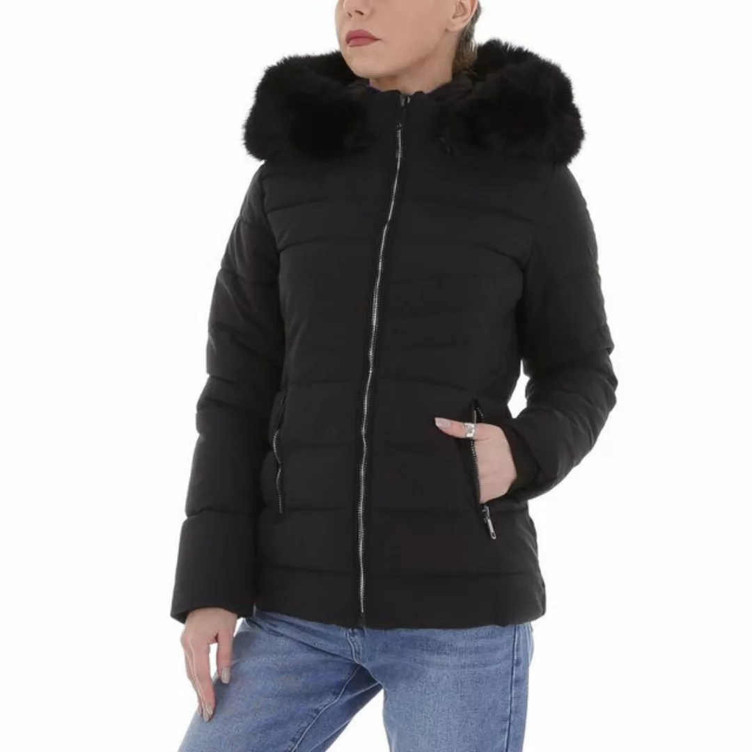 Ital-Design Winterjacke Damen Freizeit (87256706) Kapuze (abnehmbar) Gefütt günstig online kaufen