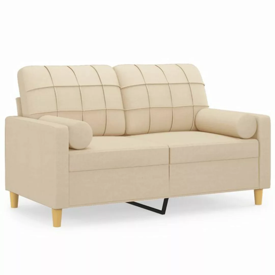 vidaXL Sofa Sofa 2-Sitzer Sofa Stoff mit Zierkissen, 120 cm günstig online kaufen