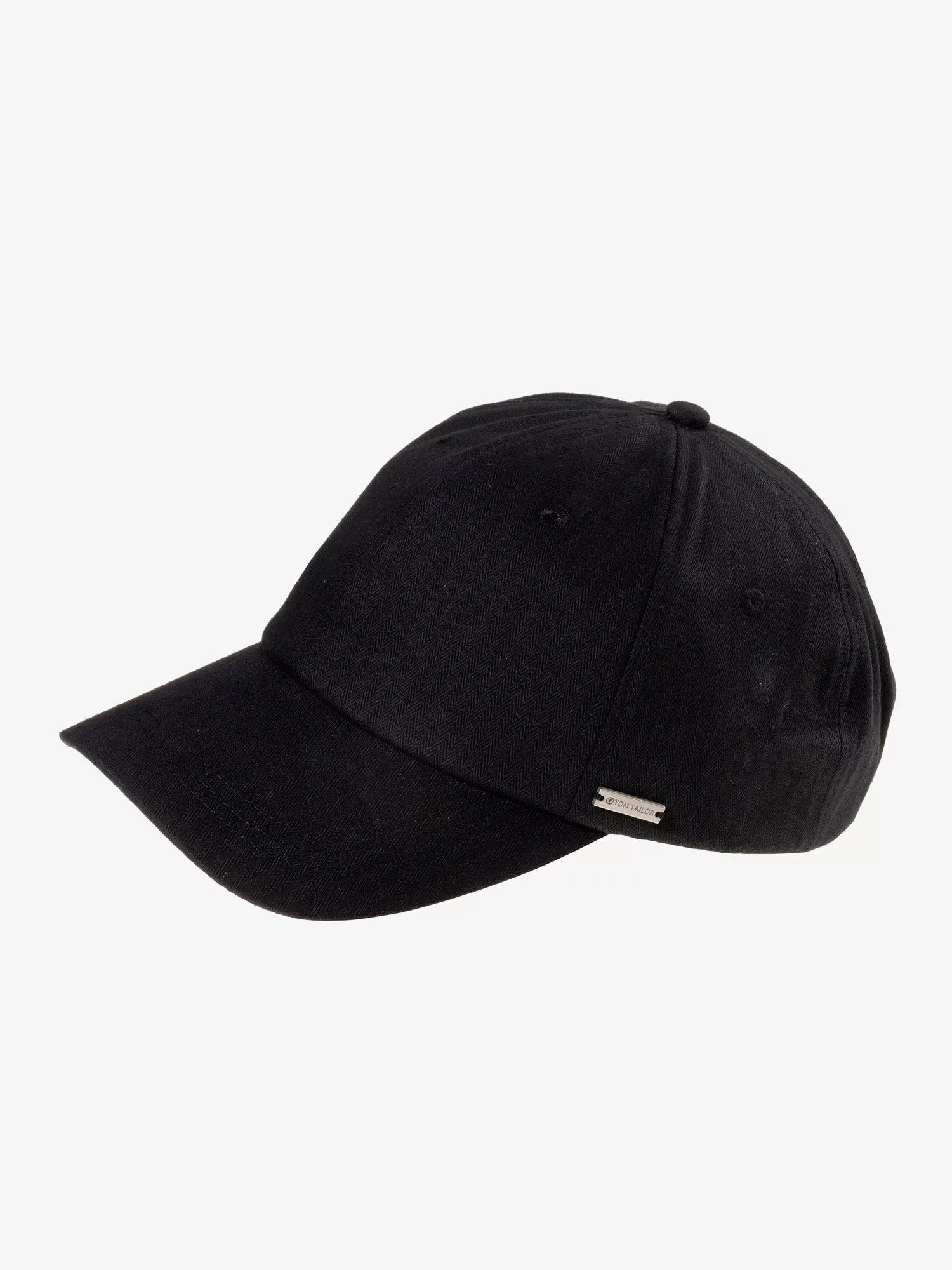 TOM TAILOR Baseball Cap, (1 St.), mit dezenter Fischgrätenstruktur günstig online kaufen