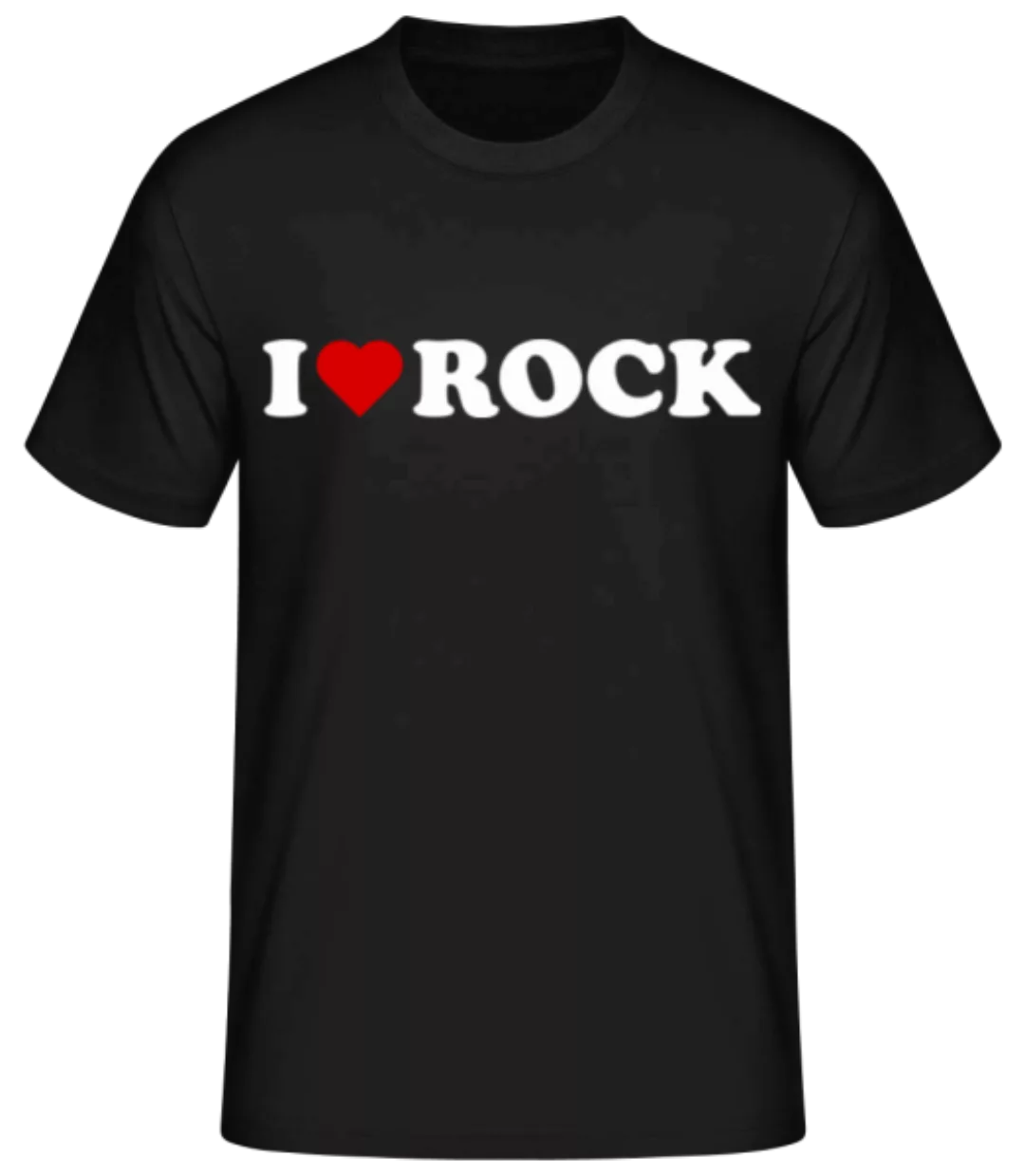 I Love Rock · Männer Basic T-Shirt günstig online kaufen