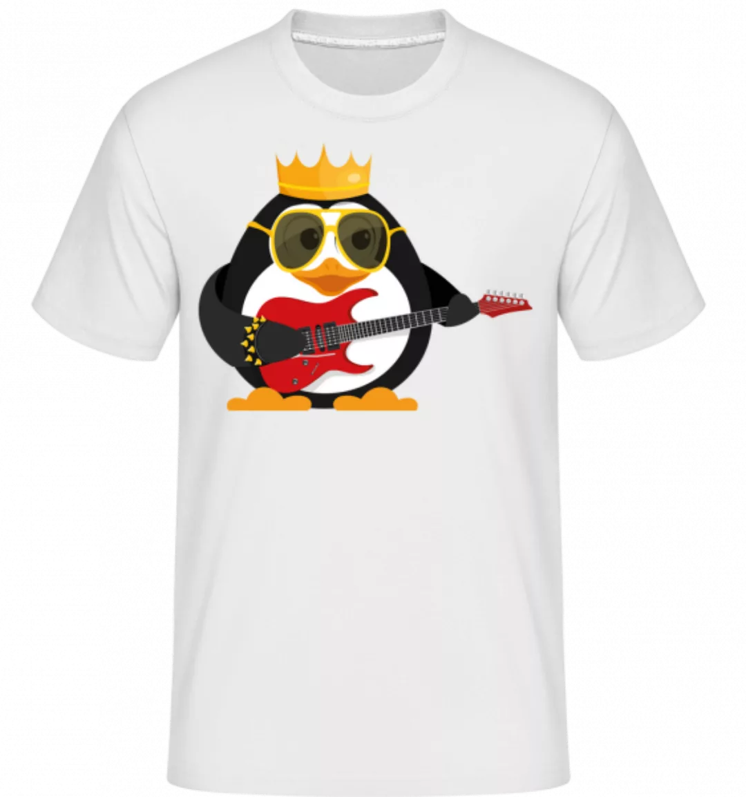 Pinguin König Gitarrist · Shirtinator Männer T-Shirt günstig online kaufen