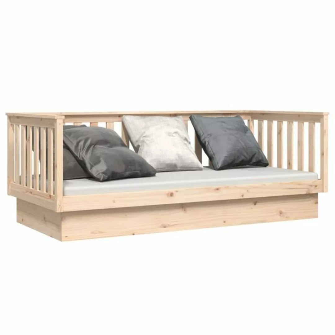 vidaXL Gästebett Gästebett Tagesbett 100x200 cm Massivholz Kiefer Bett Bett günstig online kaufen