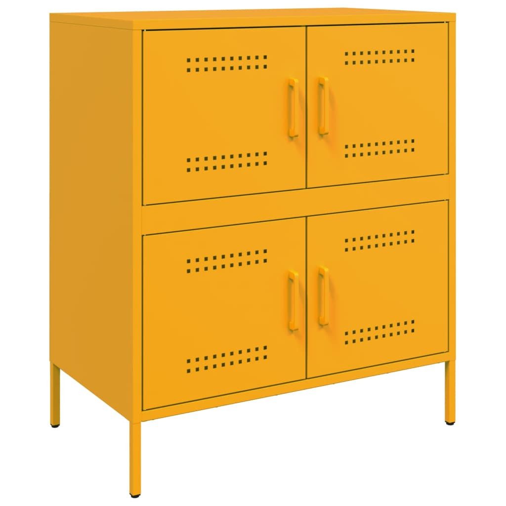 vidaXL Sideboard Sideboard Senfgelb 68x39x79 cm günstig online kaufen