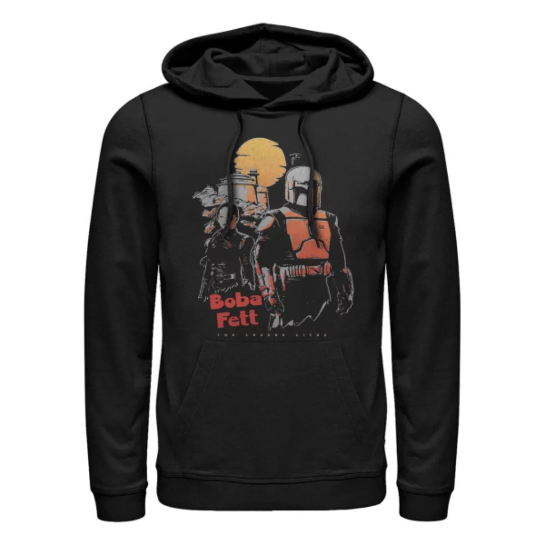 Star Wars - Book of Boba Fett - Boba Fett Sunset Boba - Unisex Hoodie günstig online kaufen