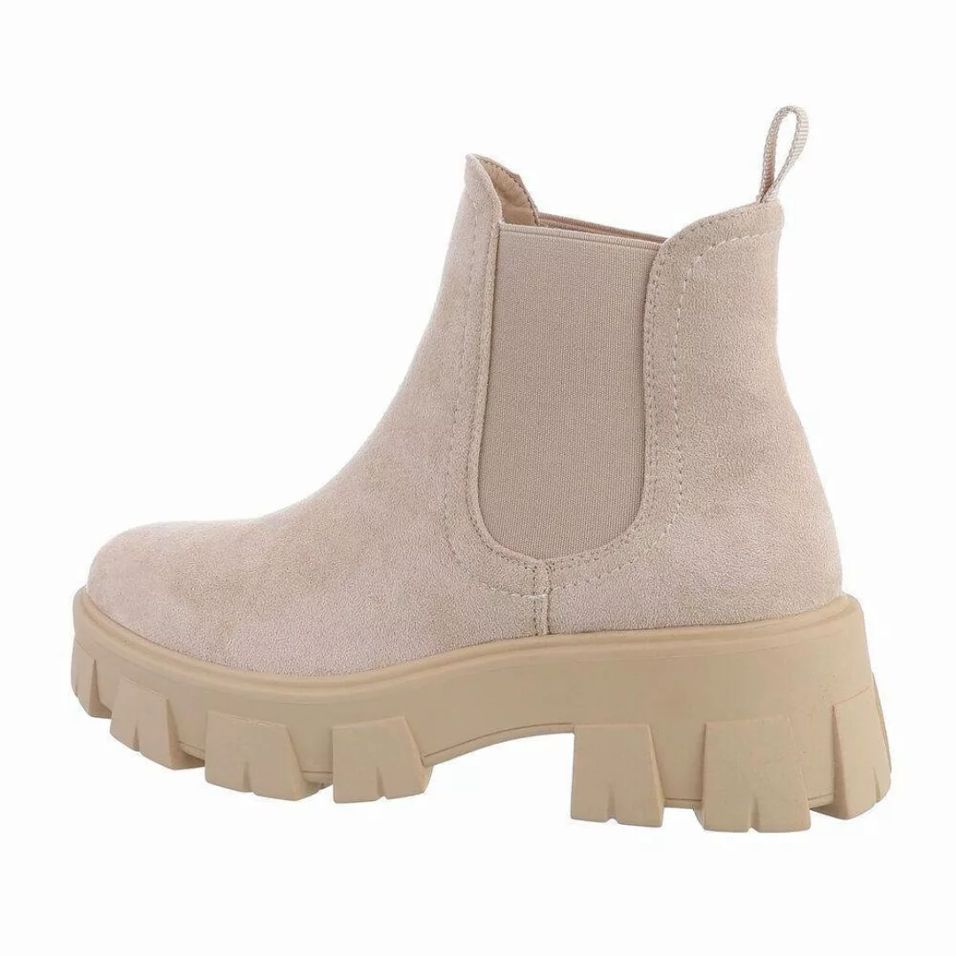 Ital-Design Damen Chelsea Freizeit Plateaustiefelette (76772016) günstig online kaufen