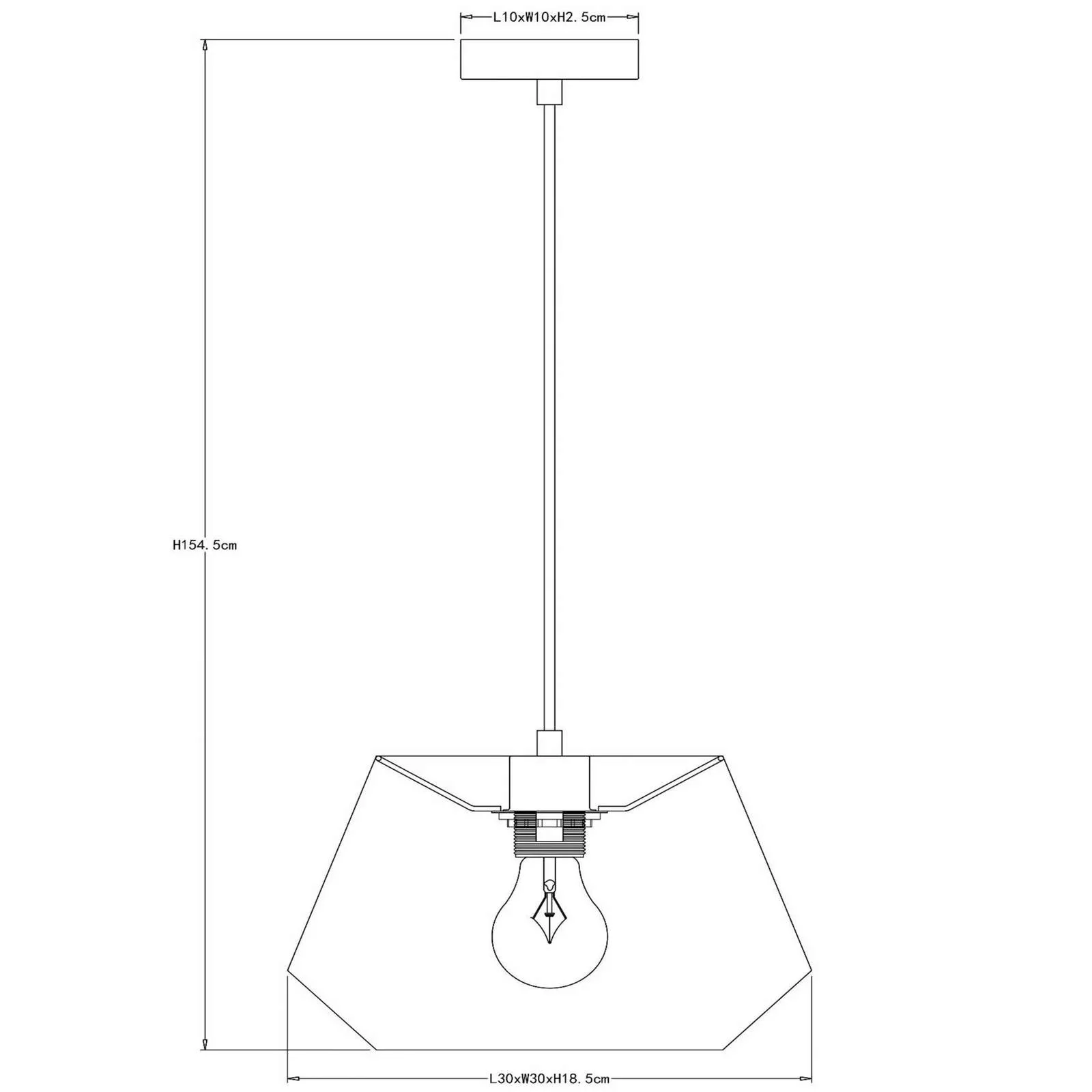 Hängeleuchte Jessica, grau, 1-flammig, Ø 30 cm, Baumwolle günstig online kaufen