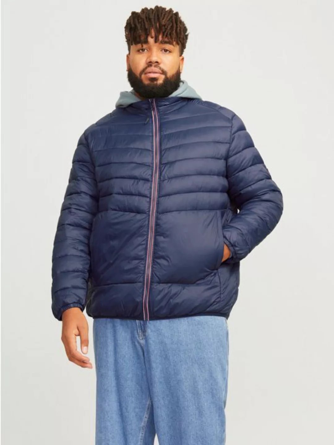 Jack & Jones PlusSize Steppjacke "JJESPRINT PUFFER COLLAR NOOS PLS" günstig online kaufen