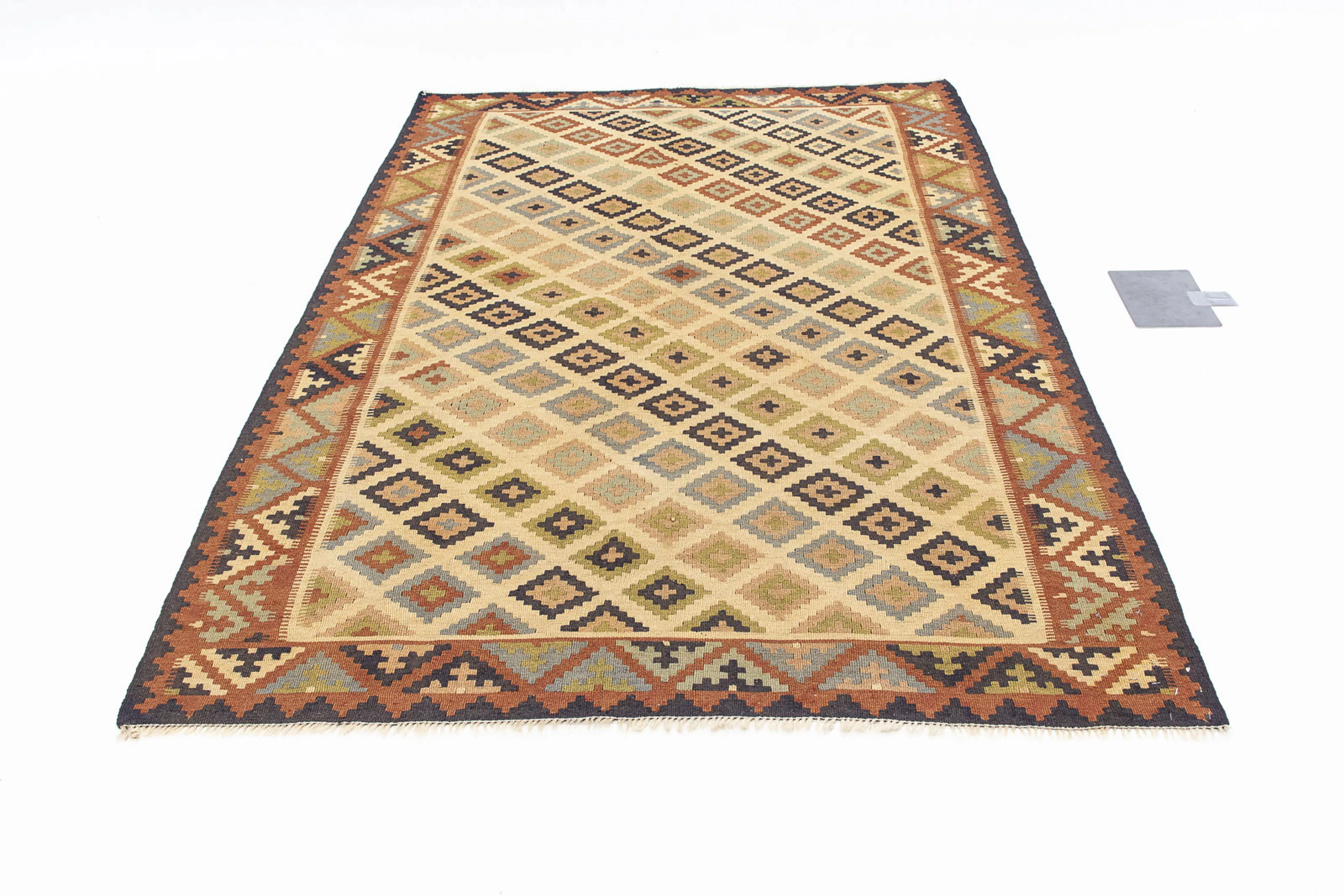 morgenland Wollteppich »Kelim - Oriental - 205 x 136 cm - mehrfarbig«, rech günstig online kaufen