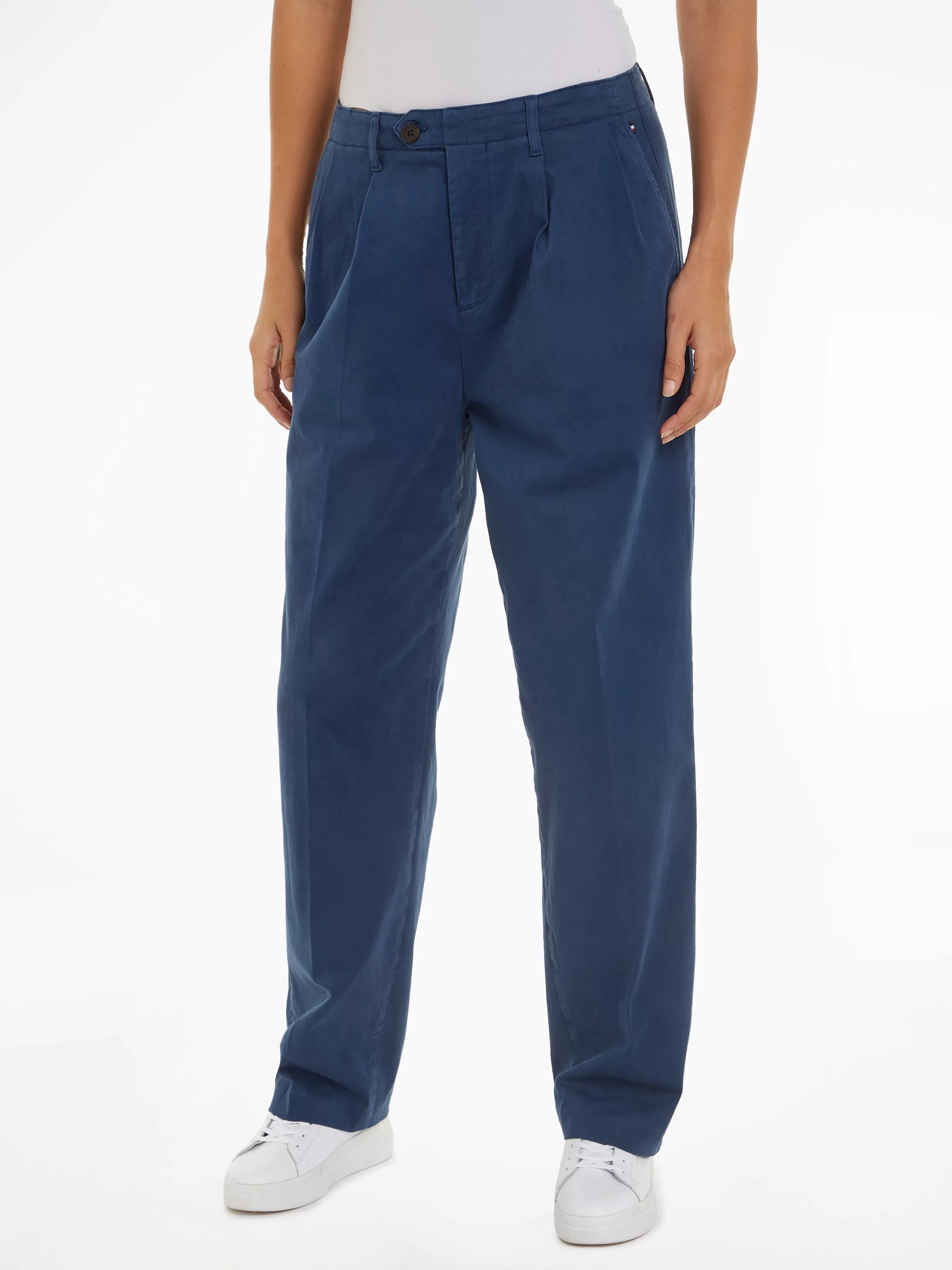 Tommy Hilfiger Chinohose RELAXED STRAIGHT PLEATED CHINO mit Bundfalten günstig online kaufen