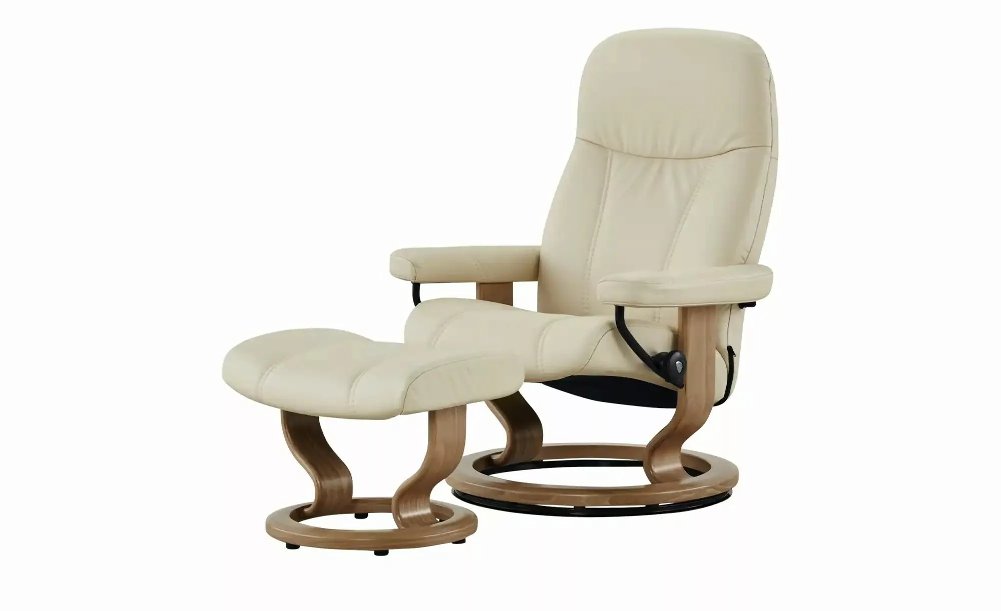 Stressless Relaxsessel mit Hocker Leder Consul S ¦ creme ¦ Maße (cm): B: 72 günstig online kaufen