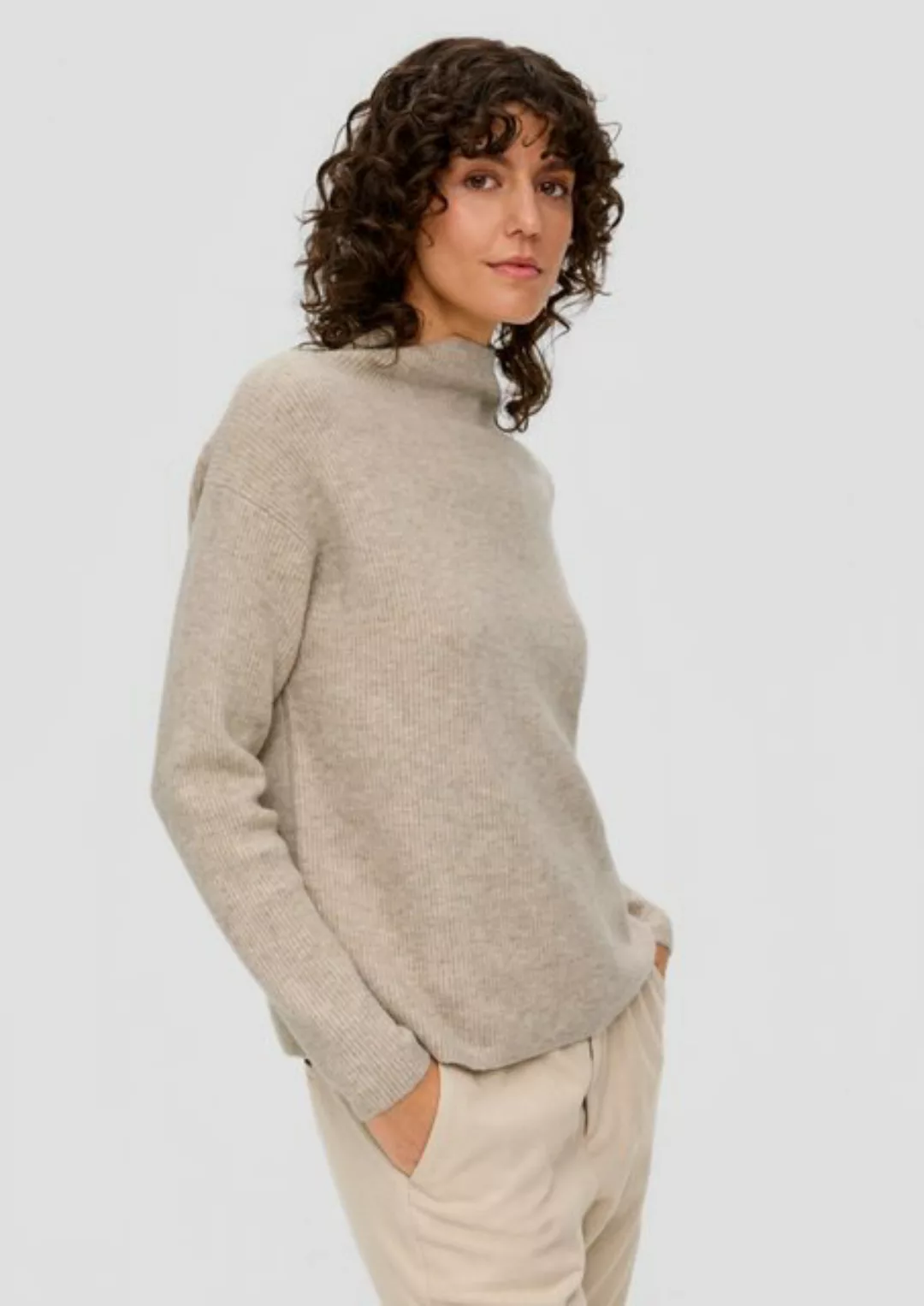 s.Oliver Strickpullover Pullover in Rippstrick-Qualität günstig online kaufen