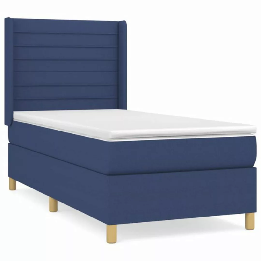 vidaXL Boxspringbett Bett Boxspringbett mit Matratze & Topper Stoff verschi günstig online kaufen