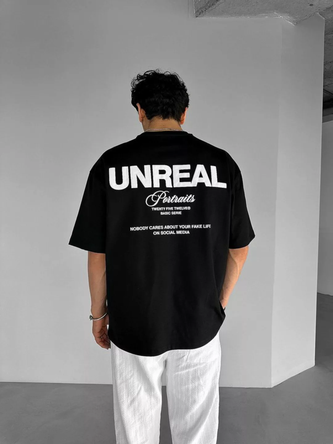 Abluka T-Shirt OVERSIZE UNREAL T-SHIRT (1-tlg) günstig online kaufen