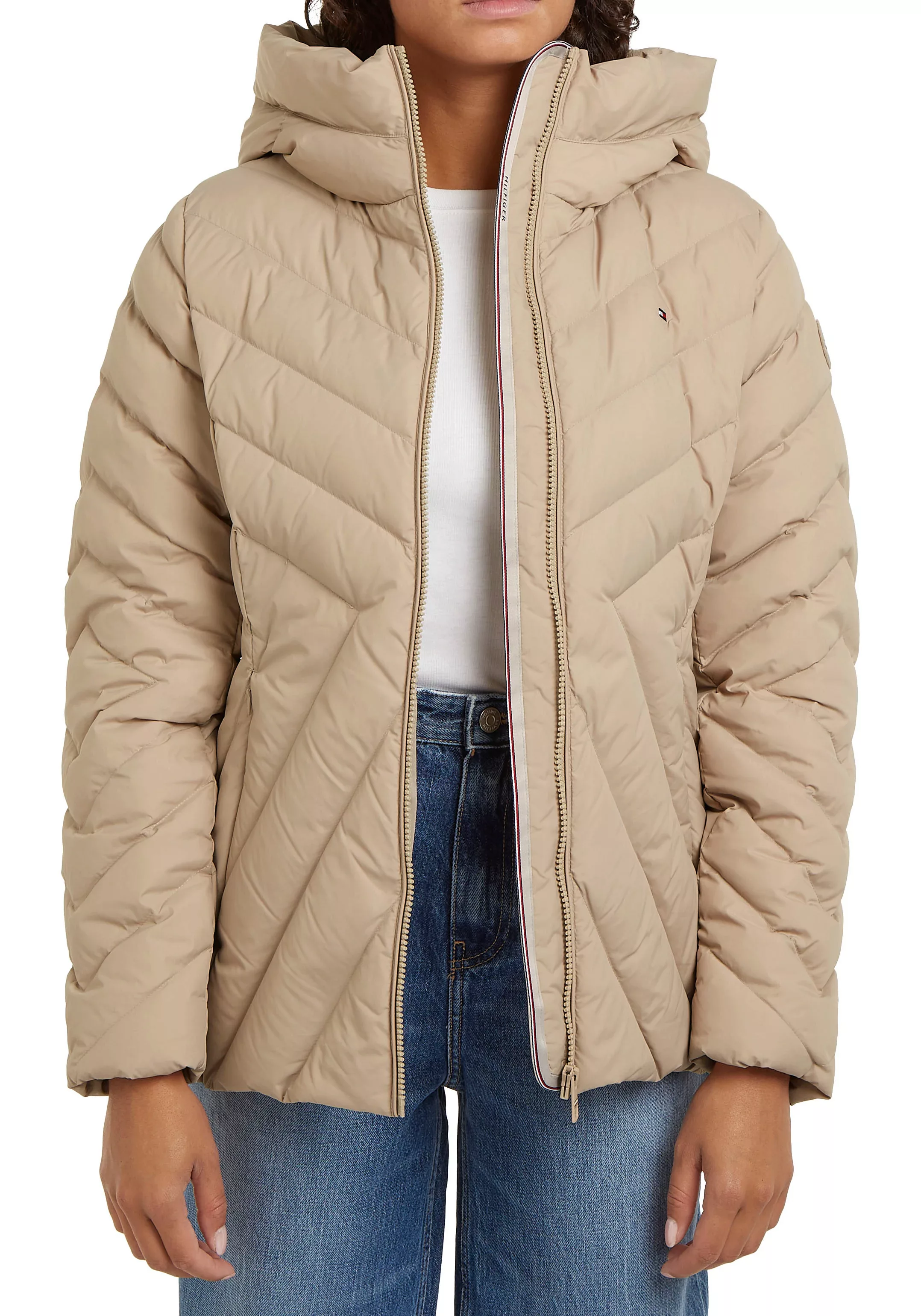 Tommy Hilfiger Steppjacke CHEVRON MW PADDED JACKET mit mittelstarker Wattie günstig online kaufen