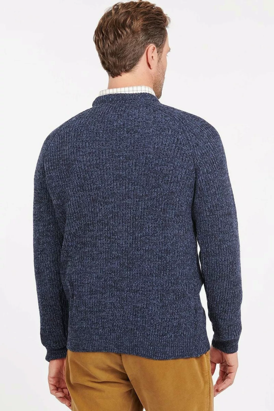 Barbour Pullover Lambswool Knitted Navy - Größe S günstig online kaufen