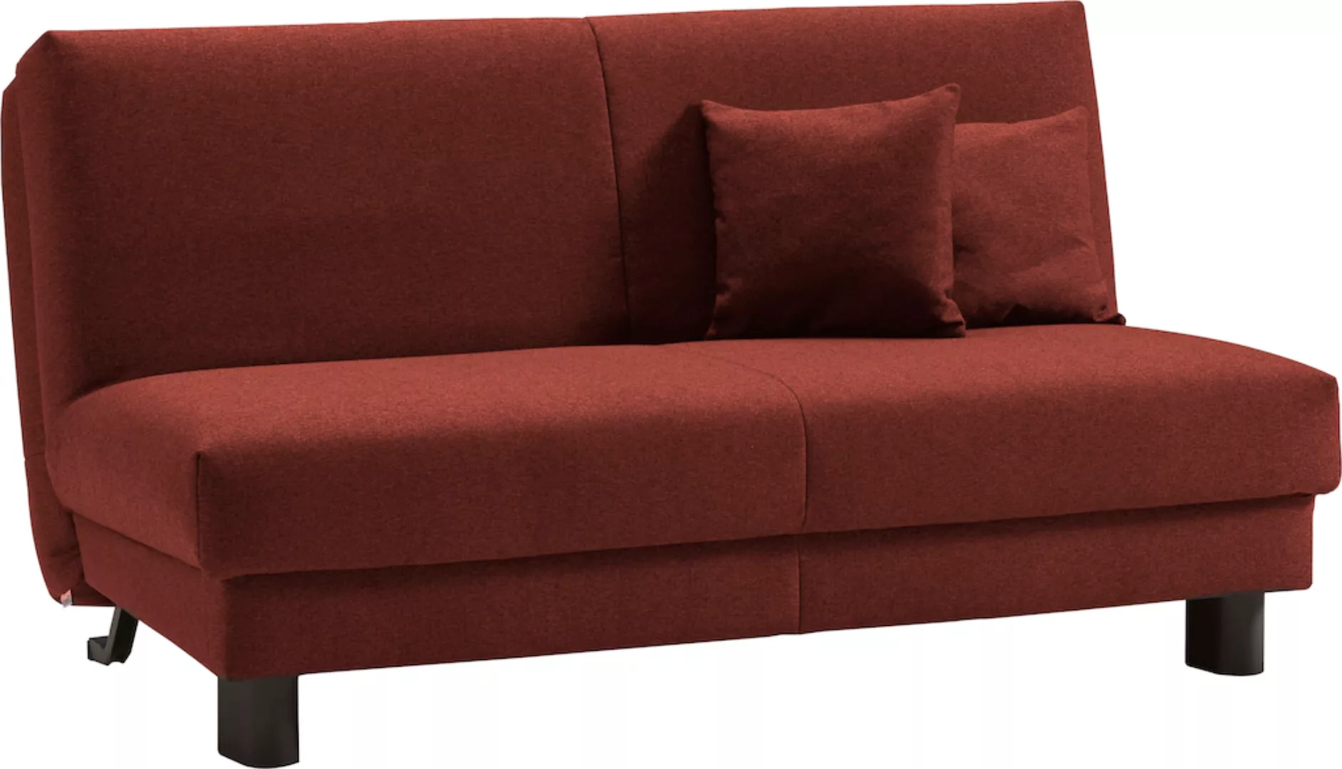 ell + ell Schlafsofa "Enny", Breite 180 cm, Liegehöhe 40 cm, Füße schwarz günstig online kaufen