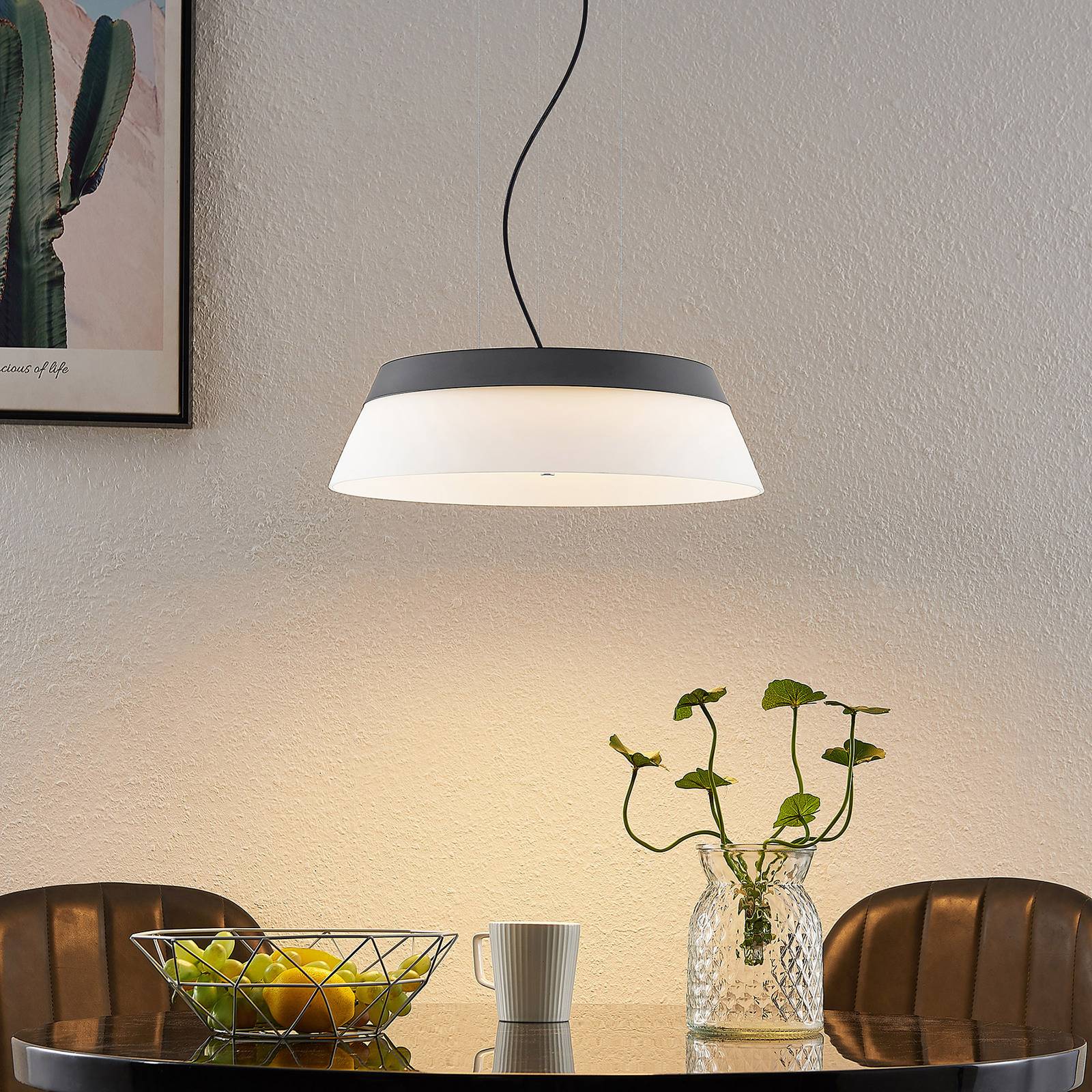 Lucande Jusanna LED-Hängeleuchte, Klarglas günstig online kaufen