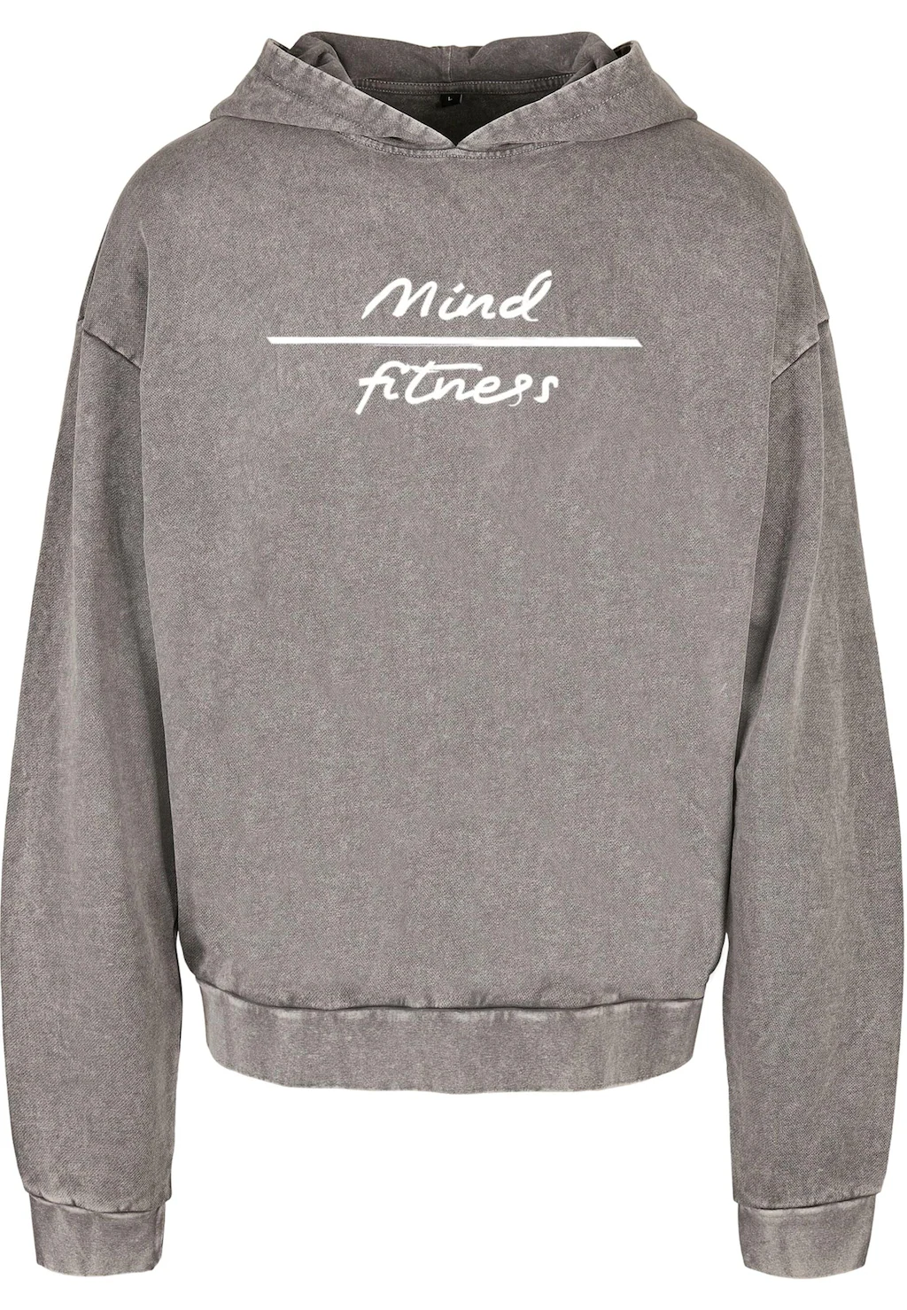 Merchcode Kapuzensweatshirt "Merchcode Mind Fitness Acid Washed Oversized H günstig online kaufen