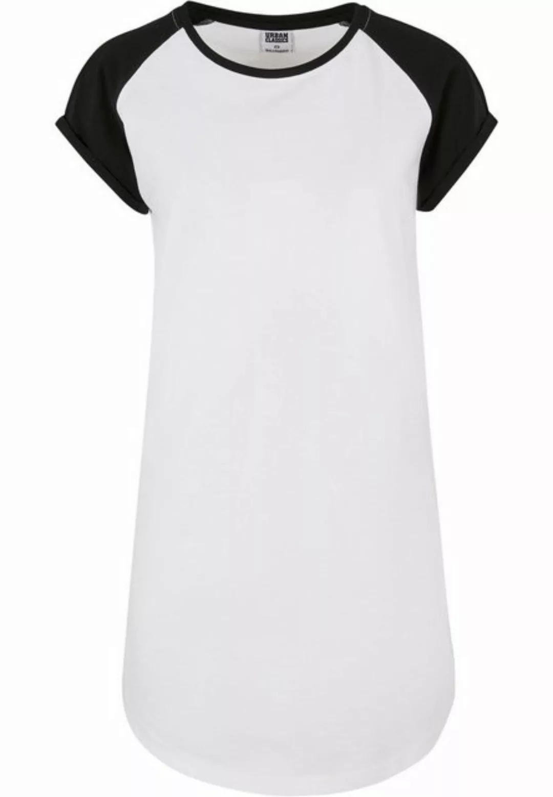 URBAN CLASSICS Shirtkleid Urban Classics Damen Ladies Contrast Raglan Tee D günstig online kaufen
