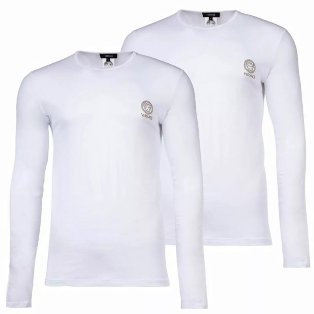 Versace T-Shirt Herren Langarmshirt, 2er Pack - TOPEKA, (Packung, 2er Pack) günstig online kaufen