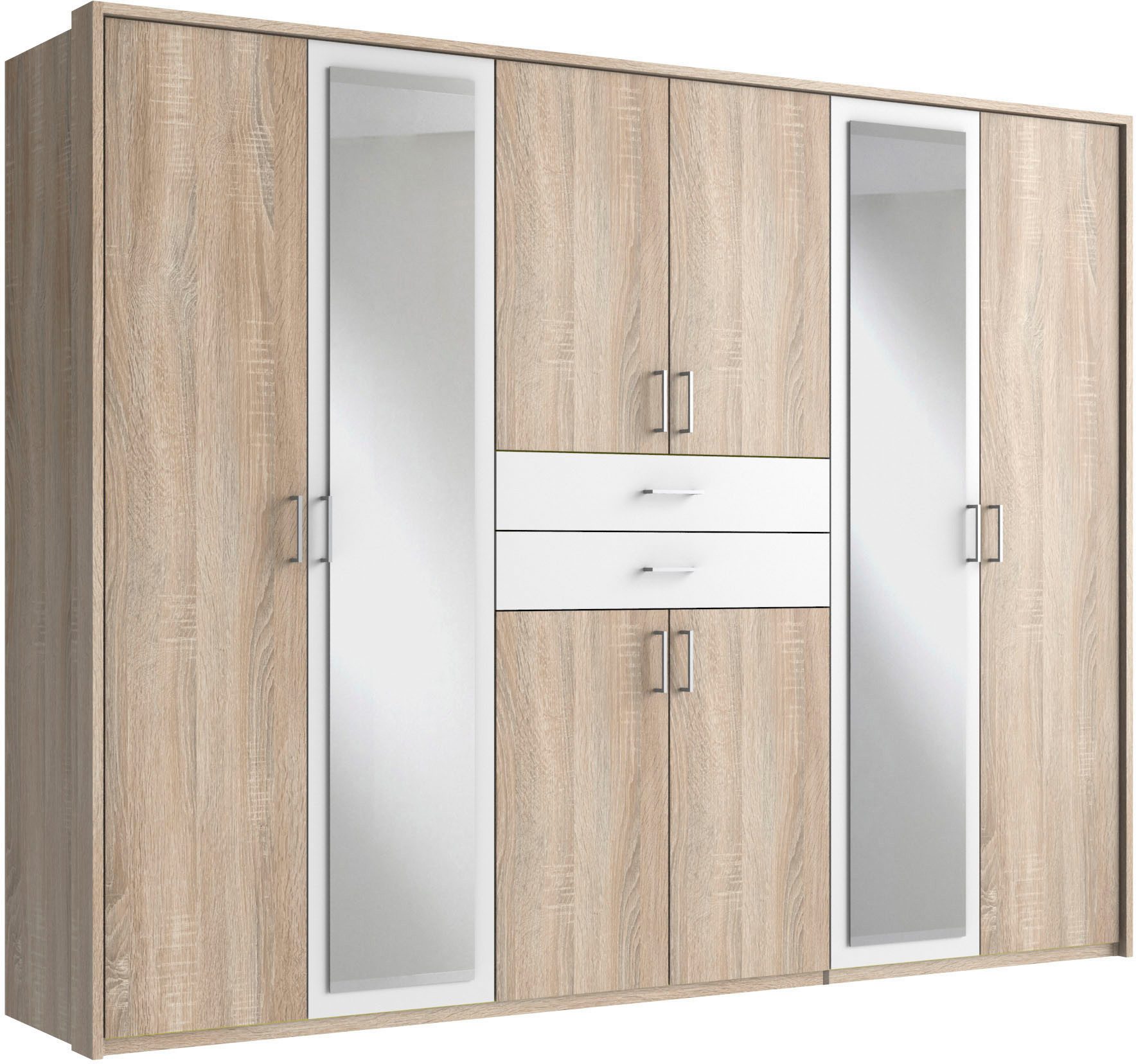 Wimex Kleiderschrank "Diver Drehtürenschrank mit Spiegel, 180, 225 o. 270cm günstig online kaufen