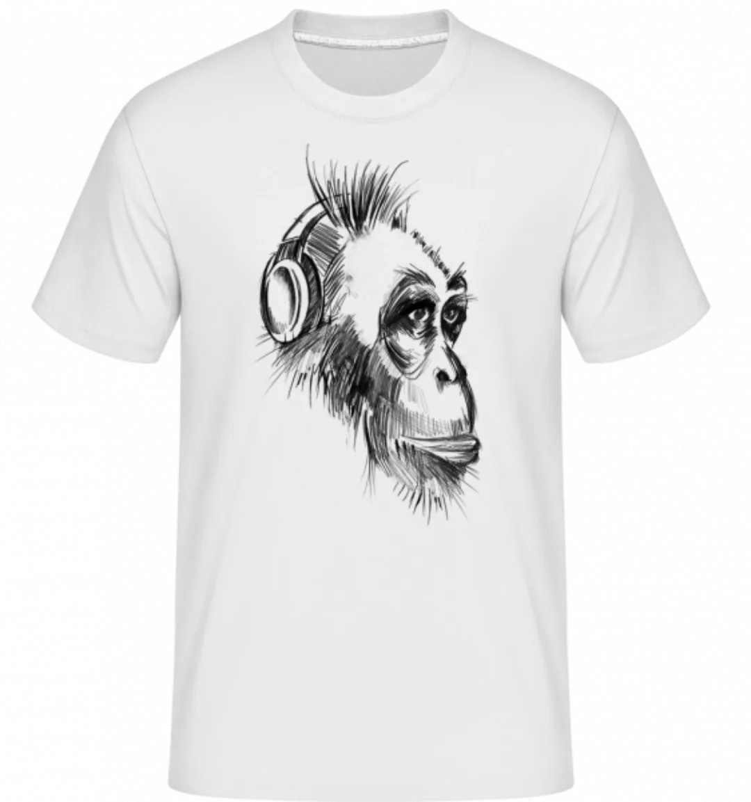 Affe Mit Kopfhörern · Shirtinator Männer T-Shirt günstig online kaufen