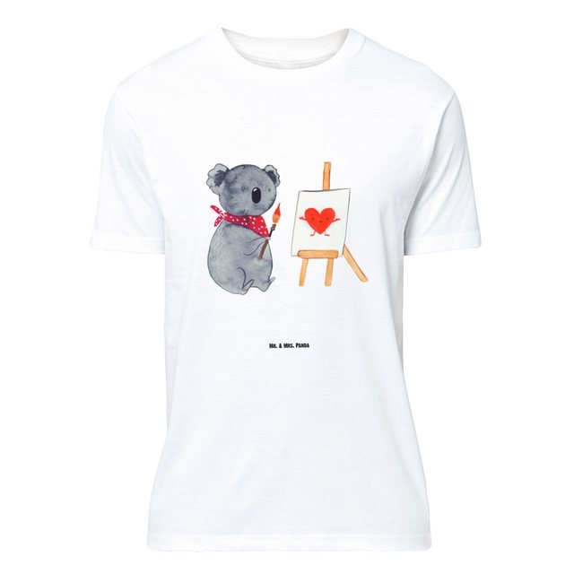 Mr. & Mrs. Panda T-Shirt Koala Künstler - Weiß - Geschenk, Koalabär, Shirt, günstig online kaufen