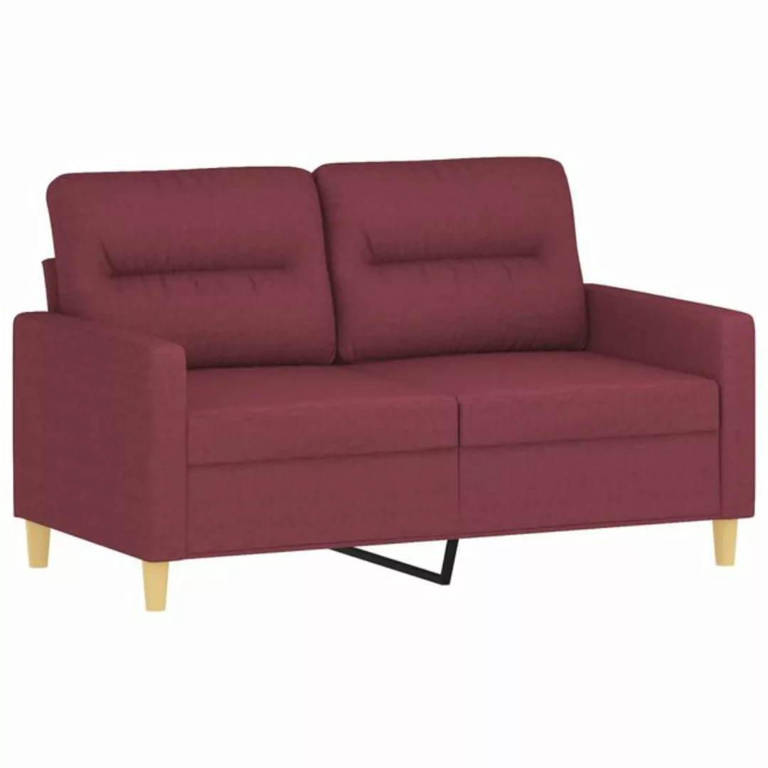 vidaXL Sofa, 2-Sitzer-Sofa Hellgelb 120 cm Stoff günstig online kaufen