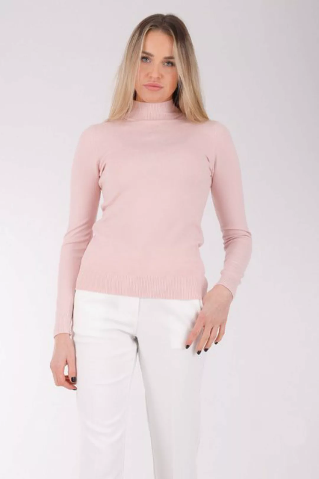 YC Fashion & Style Rollkragenpullover Basic Rollkragenpullover aus Feinstri günstig online kaufen