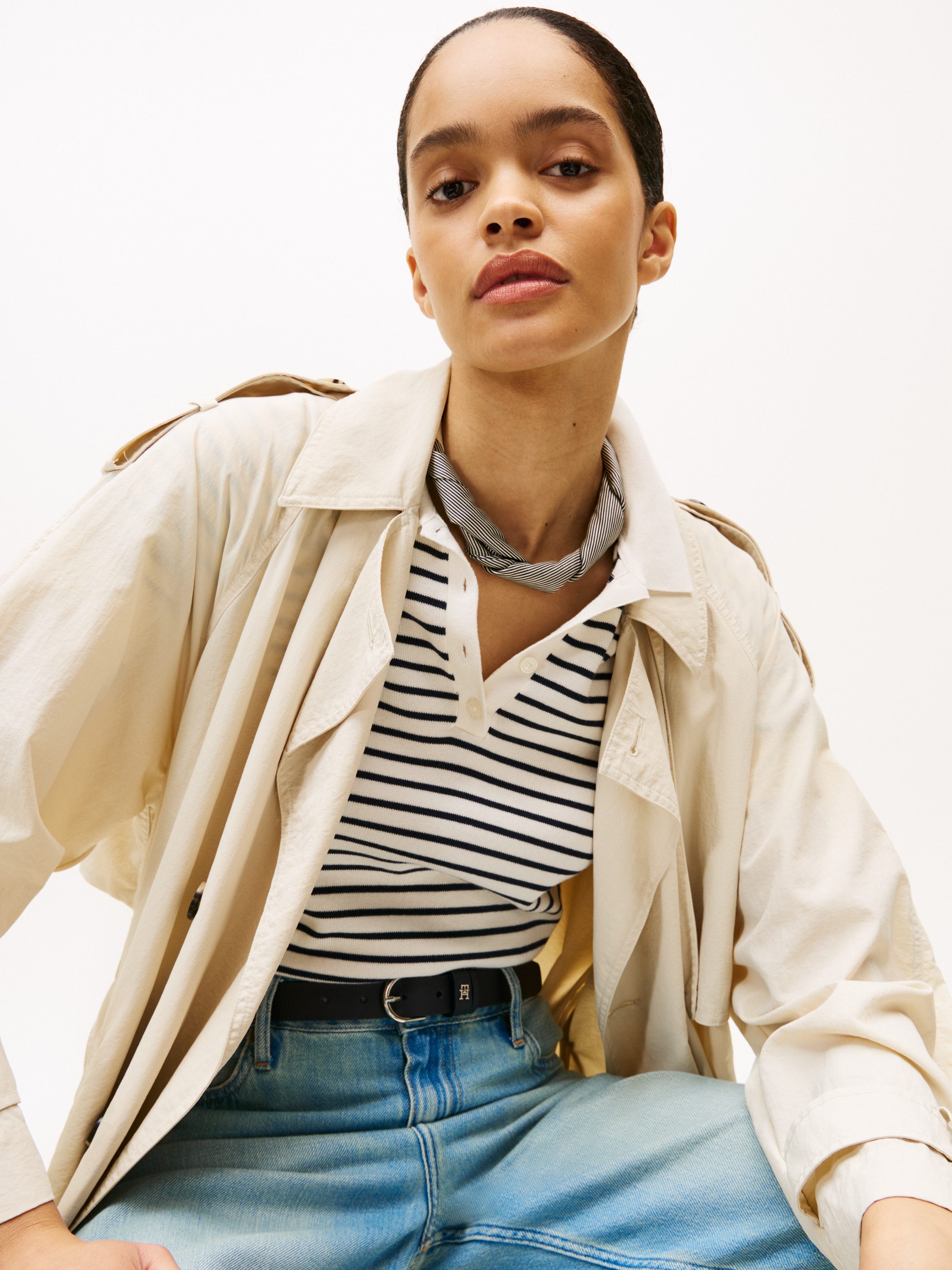 Tommy Hilfiger Modetuch TH ELEVATED FLAG günstig online kaufen