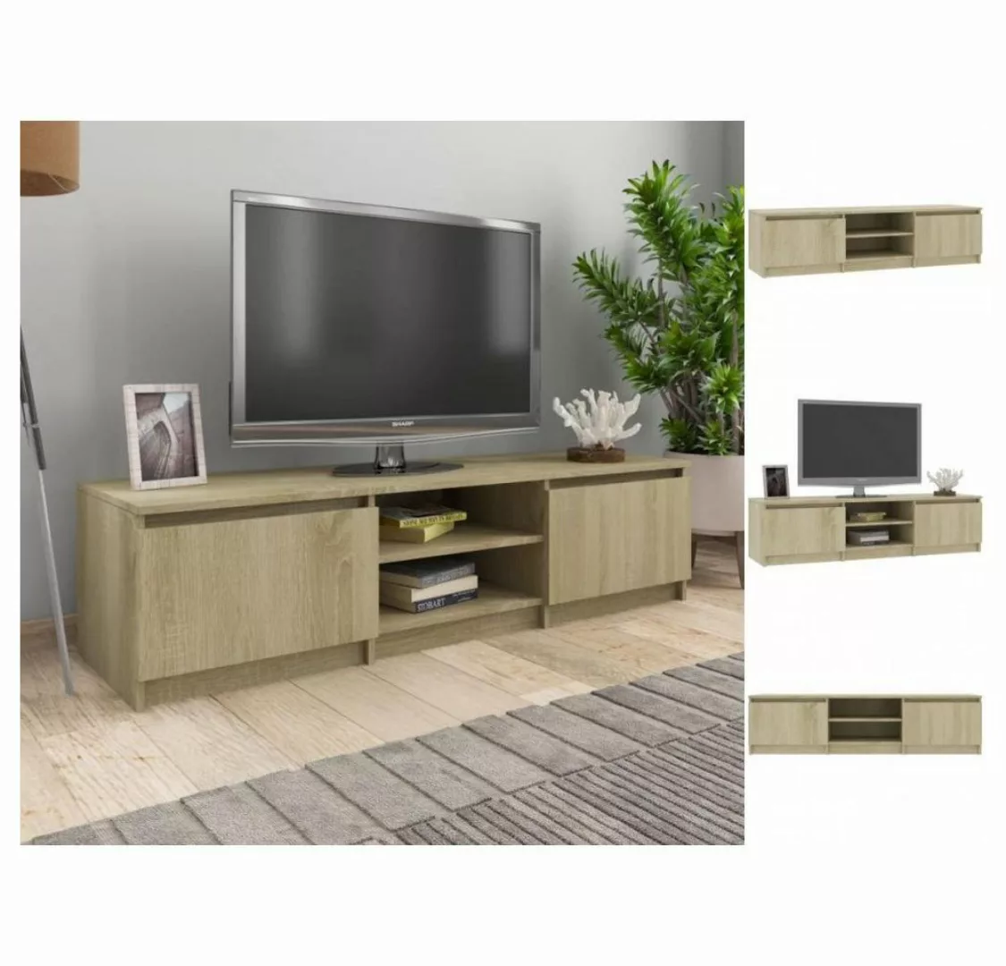 vidaXL TV-Schrank TV-Schrank Sonoma-Eiche 1404035,5 cm Spanplatte Lowboard günstig online kaufen