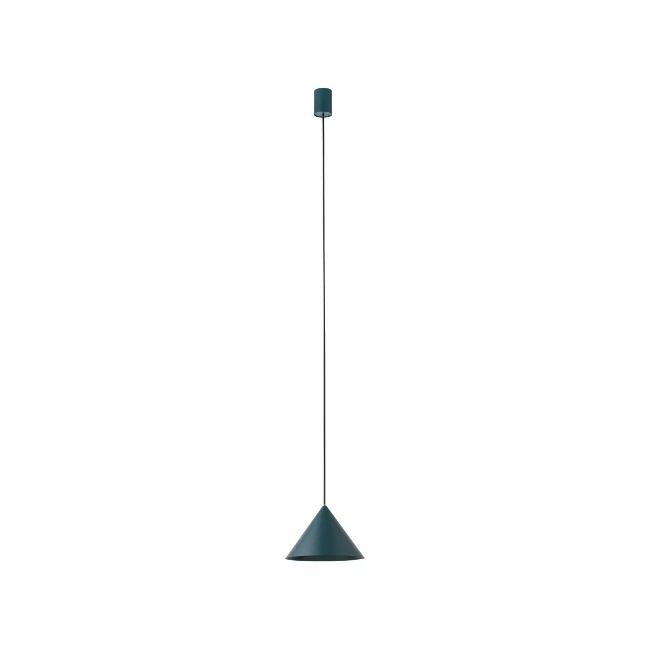 Pendelleuchte Blaugrün Metall Kegelförmig ⌀ 20,5cm Zenith günstig online kaufen