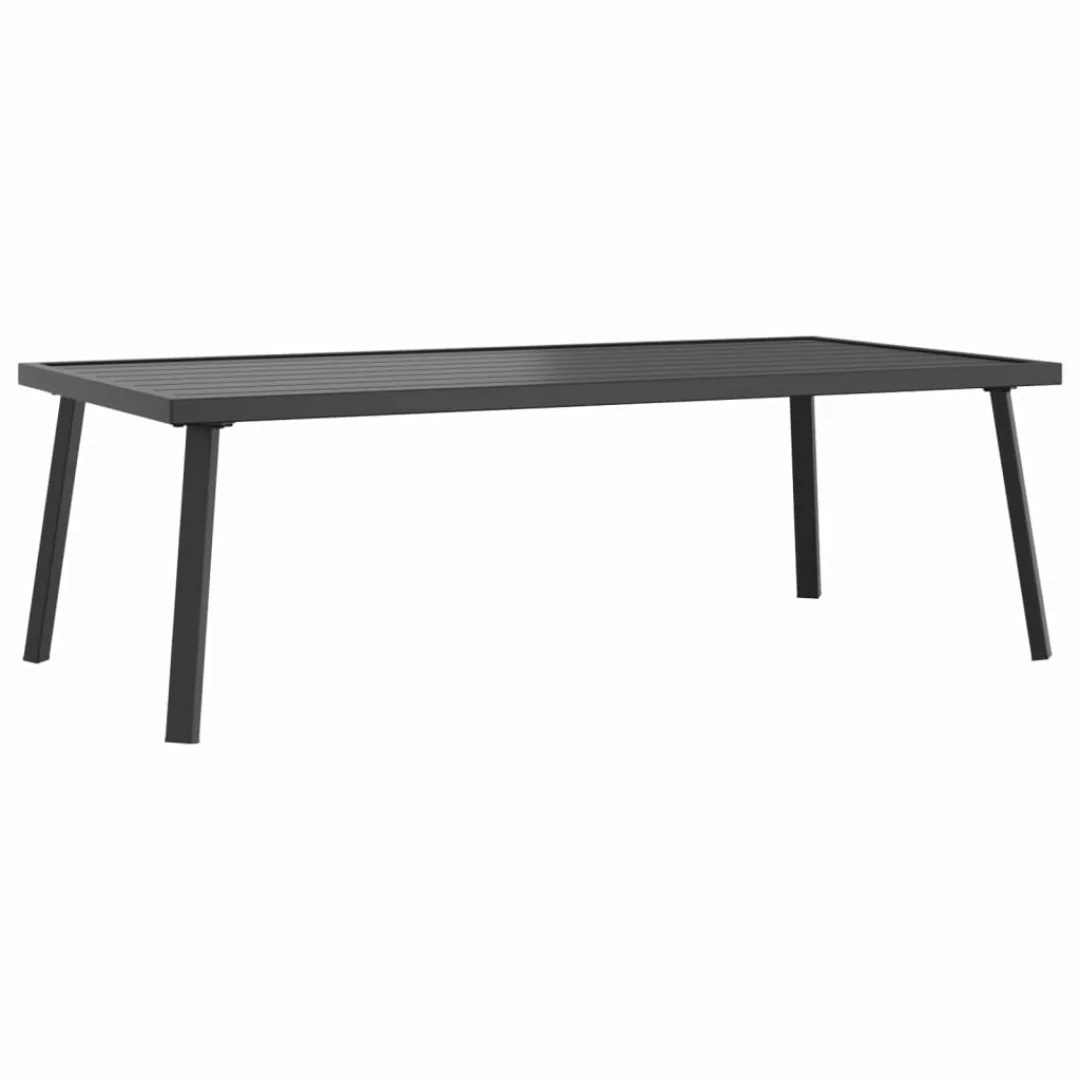 Vidaxl Garten Couchtisch Anthrazit 110x55x35cm Stahl günstig online kaufen