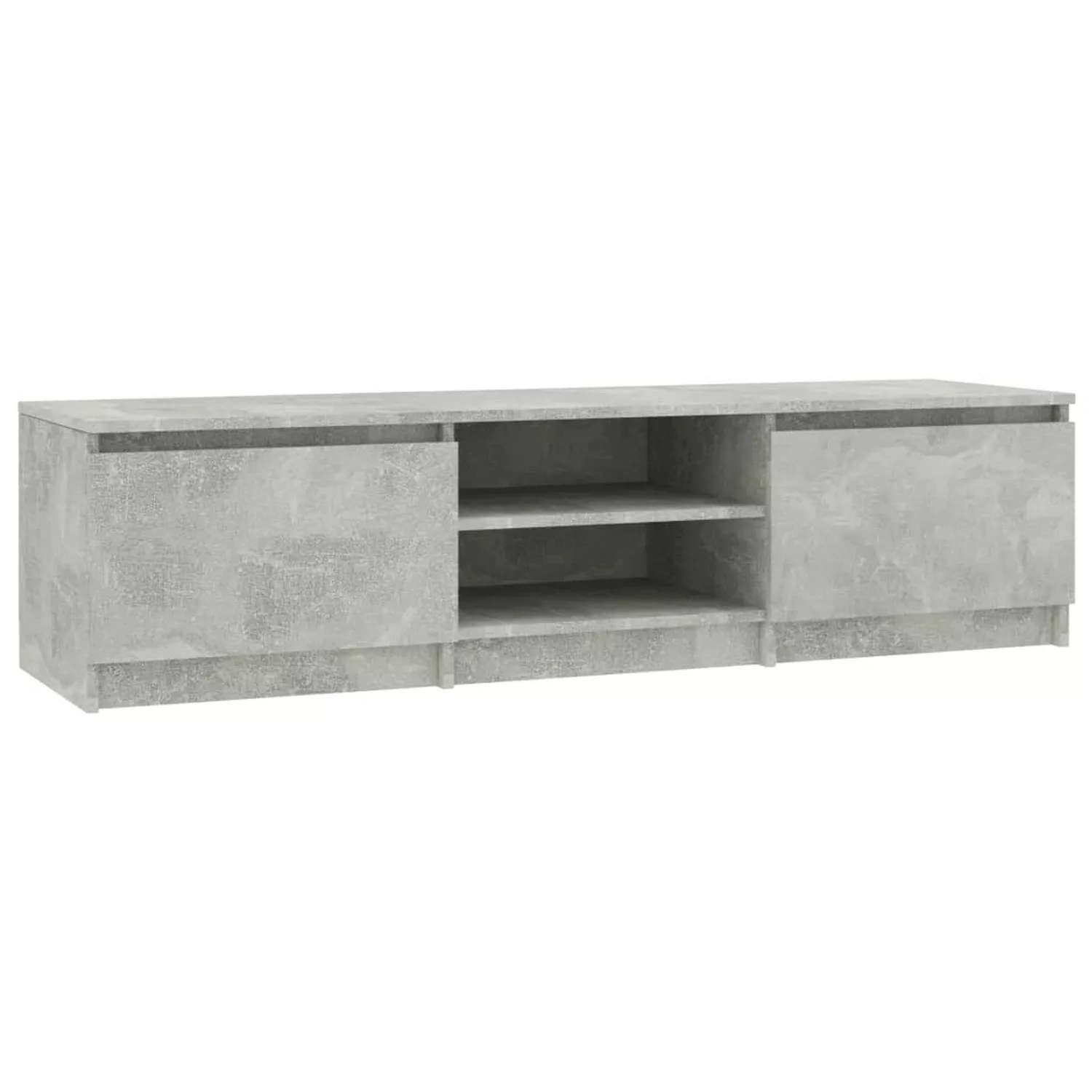 vidaXL TV-Schrank TV-Schrank Betongrau 1404035,5 cm Spanplatte Lowboard günstig online kaufen