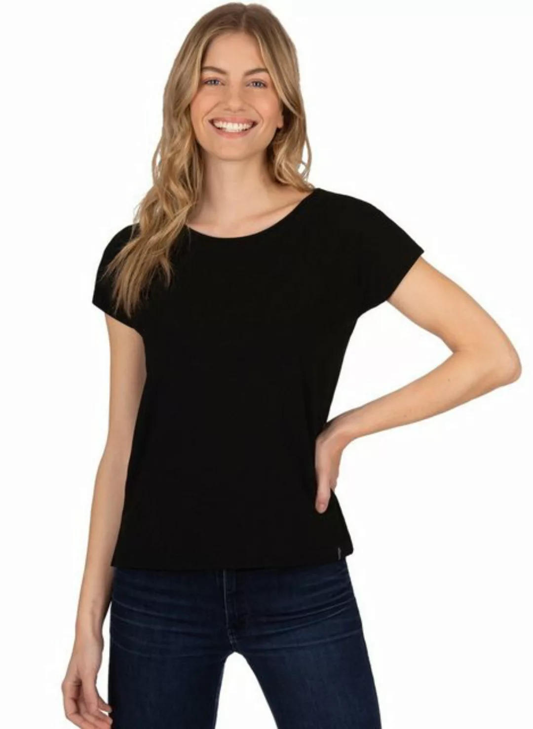 Trigema T-Shirt TRIGEMA T-Shirt aus Viskose (1-tlg) günstig online kaufen