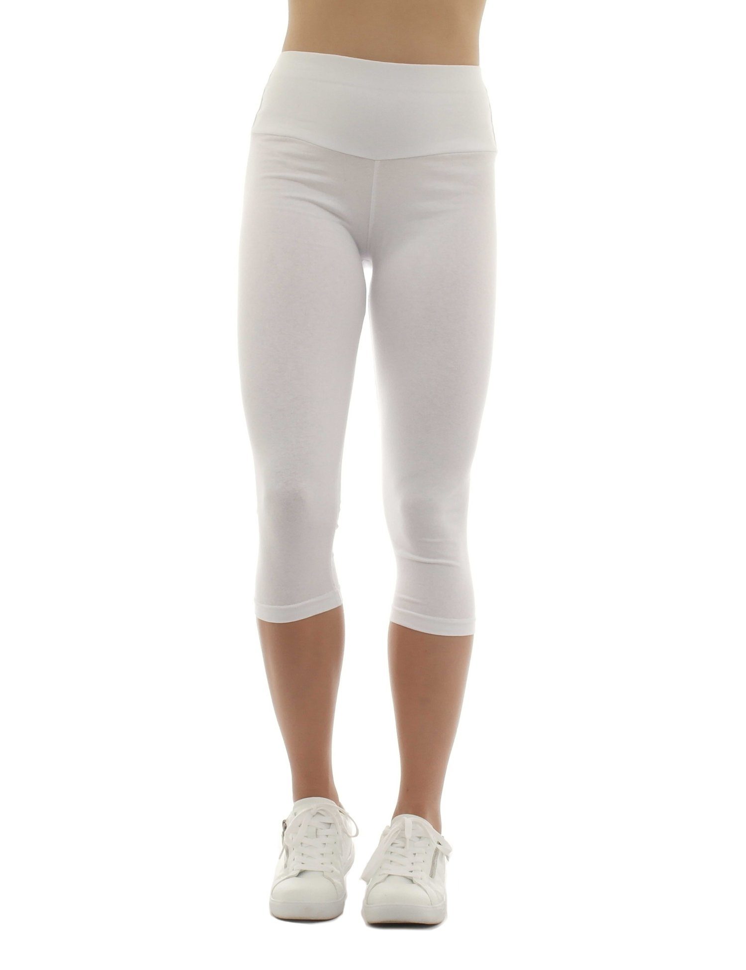 F&K-Mode Caprileggings Damen Capri 3/4 Leggings günstig online kaufen