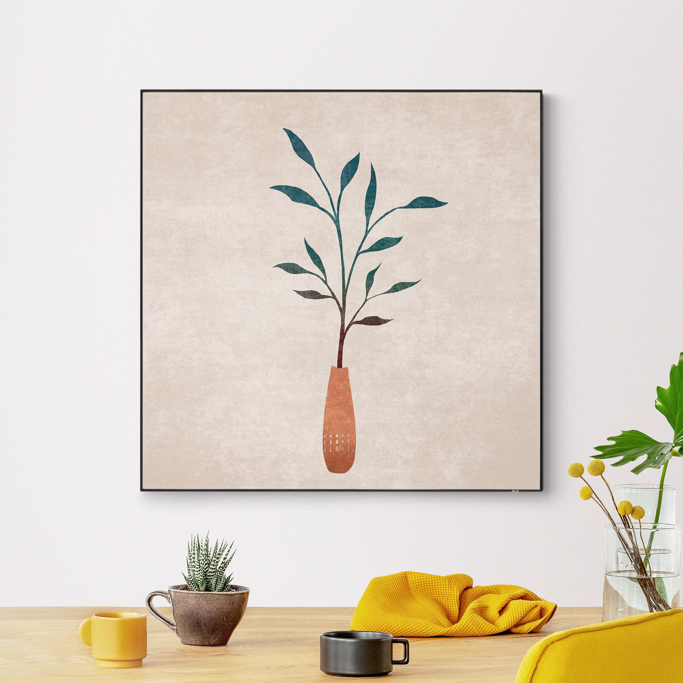 Wechselbild Boho Blätter in Vase I günstig online kaufen