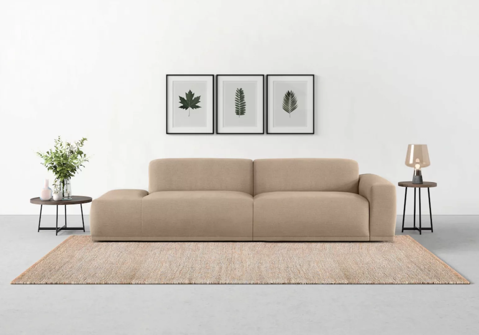 TRENDMANUFAKTUR Big-Sofa "Braga, mit hochwertigem Kaltschaum, Megasofa, in günstig online kaufen