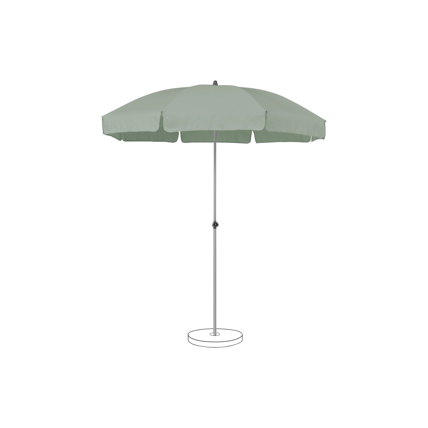 Suncomfort by Glatz Marktschirm Ecru mit Dreh- & Neigungsfunktion günstig online kaufen
