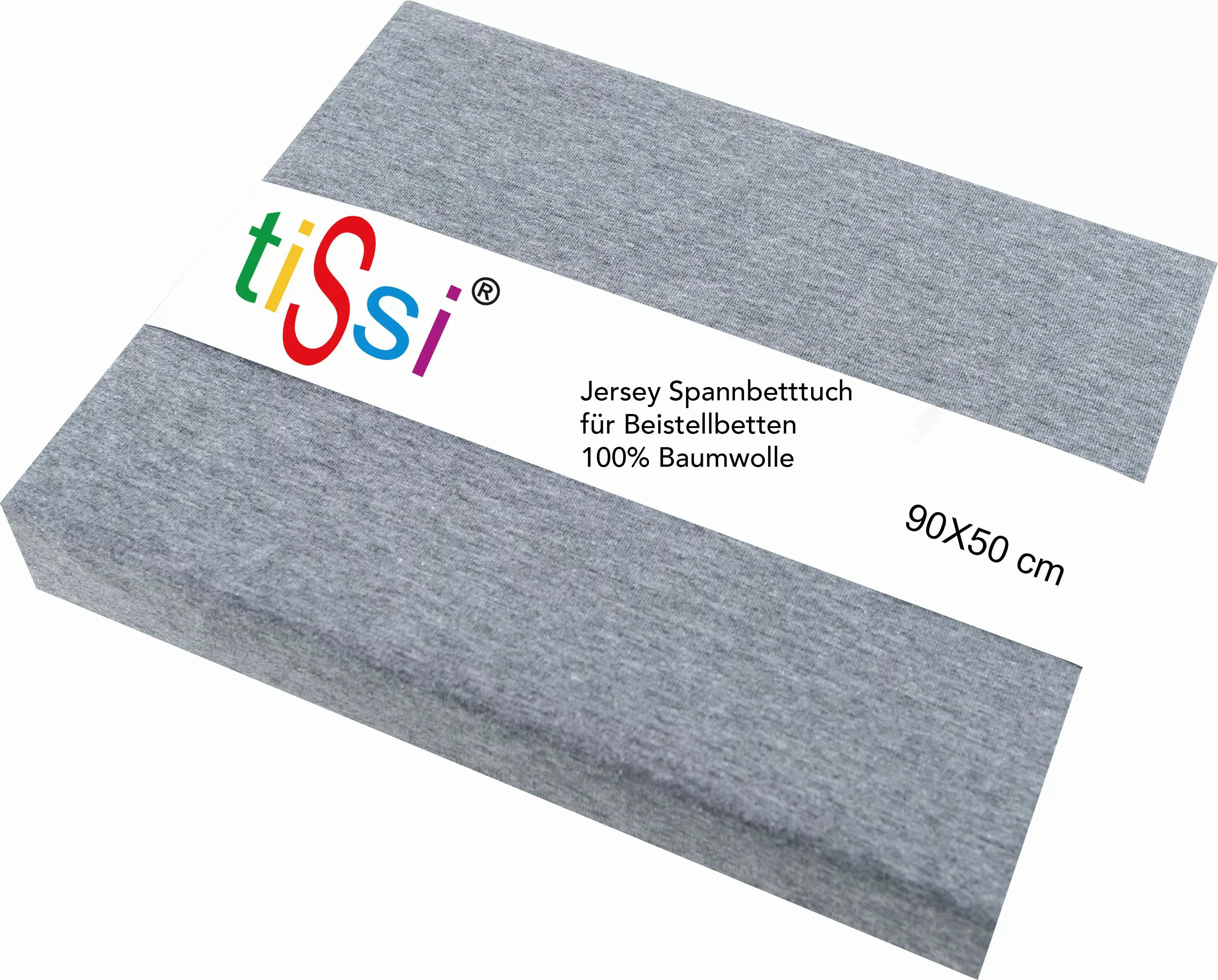 tiSsi® Spannbettlaken Maxi, Jersey, Gummizug: rundum, günstig online kaufen
