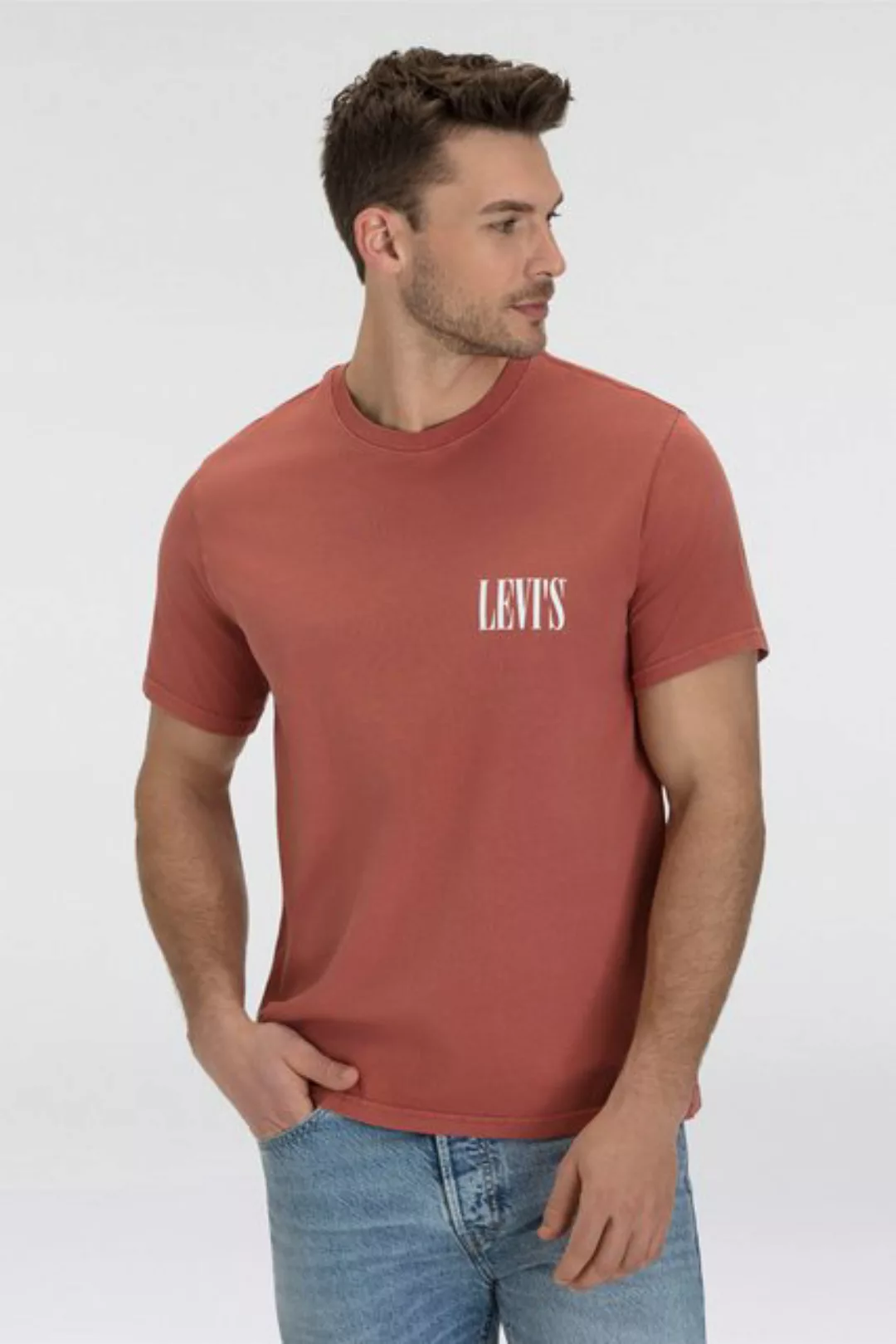 Levi's® T-Shirt mit Logoschriftzug günstig online kaufen