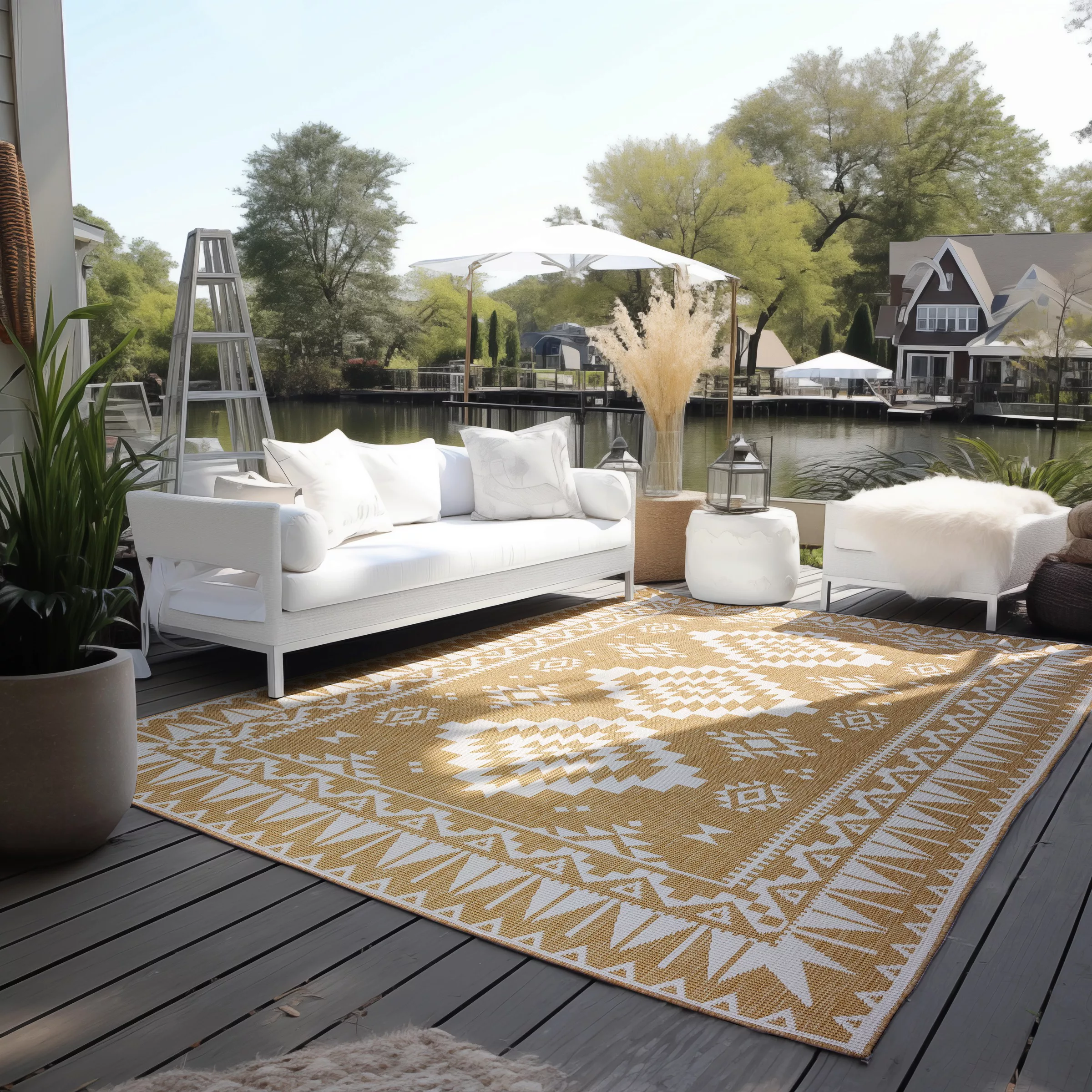 ELLE DECORATION Teppich »Dynamic, In- und Outdoor«, rechteckig, 5 mm Höhe, günstig online kaufen