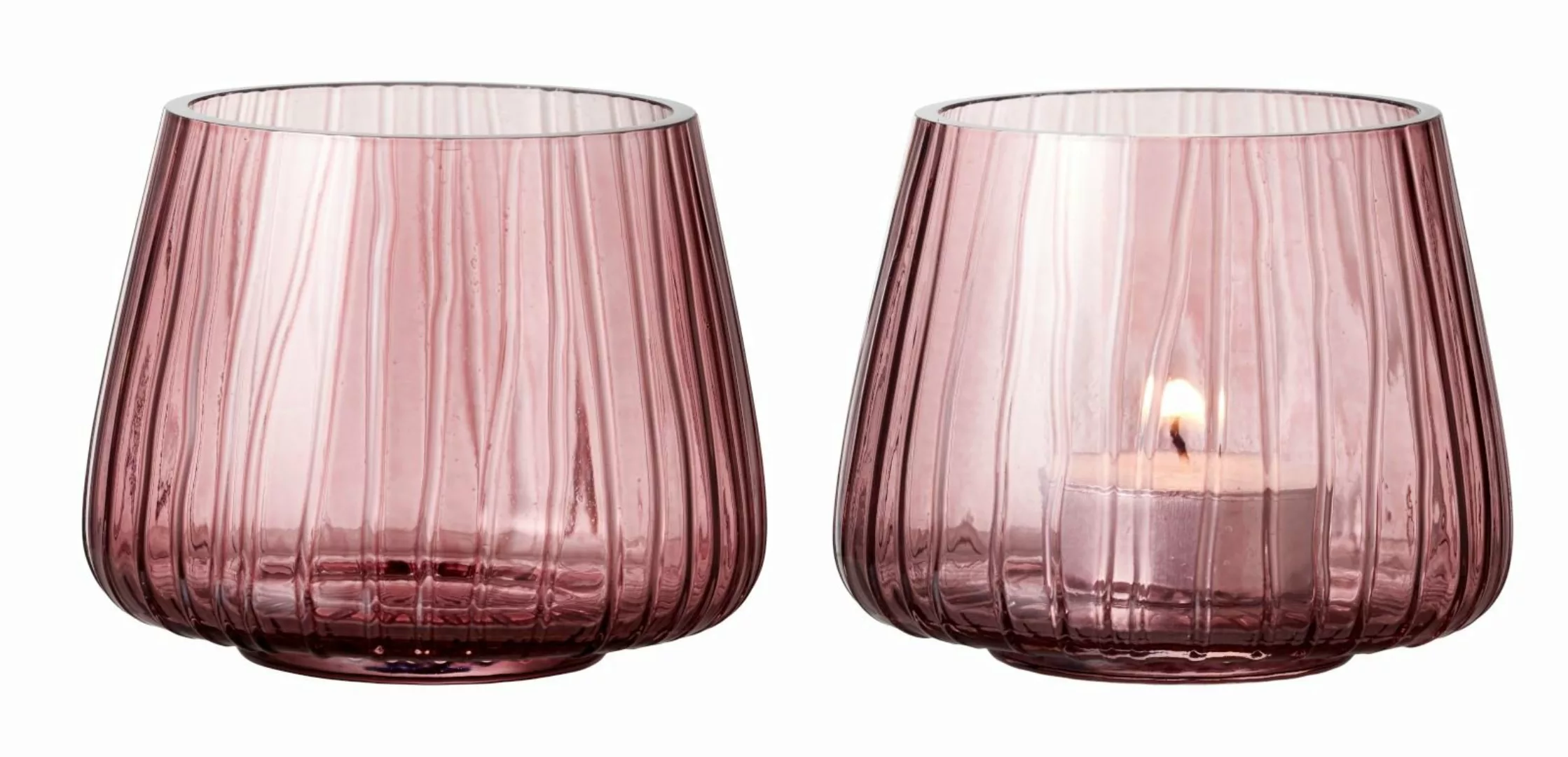 Bitz Teelichthalter Kusintha Teelichthalter pink 7,5 cm Set 2 (pink) günstig online kaufen