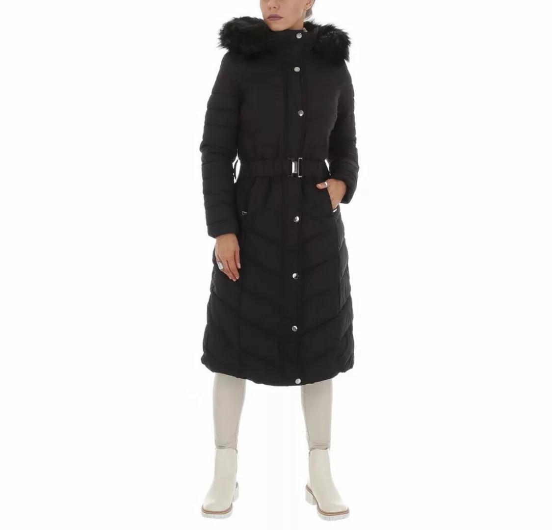 Ital-Design Steppjacke Damen Freizeit Kapuze (abnehmbar) Gefüttert Winterma günstig online kaufen