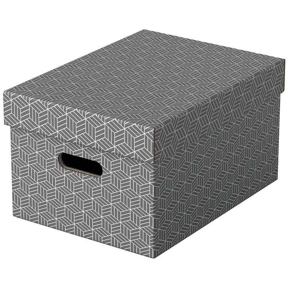 ESSELTE Aufbewahrungsbox 3 Aufbewahrungsboxen HOME grau günstig online kaufen