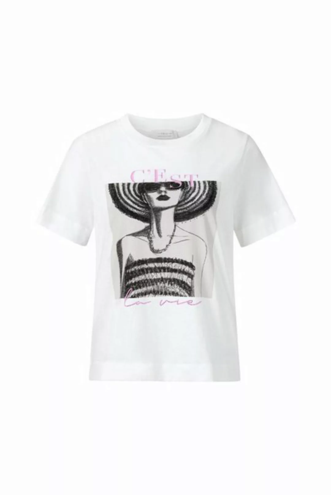 Rich & Royal T-Shirt T-Shirt with woman C'est la vie organic günstig online kaufen