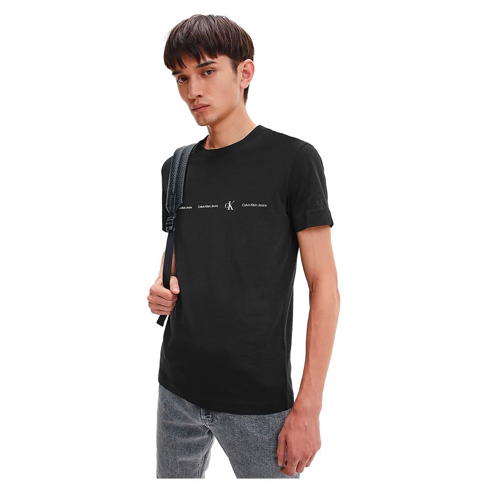 Calvin Klein Jeans Repeat Logo Kurzärmeliges T-shirt XL Ck Black günstig online kaufen