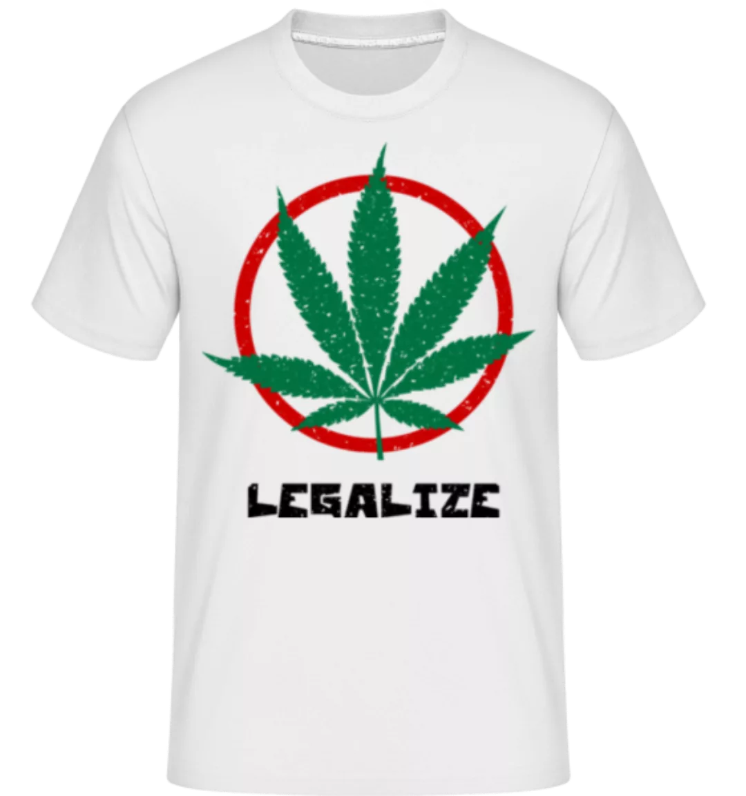 Cannabis Legalize Logo · Shirtinator Männer T-Shirt günstig online kaufen