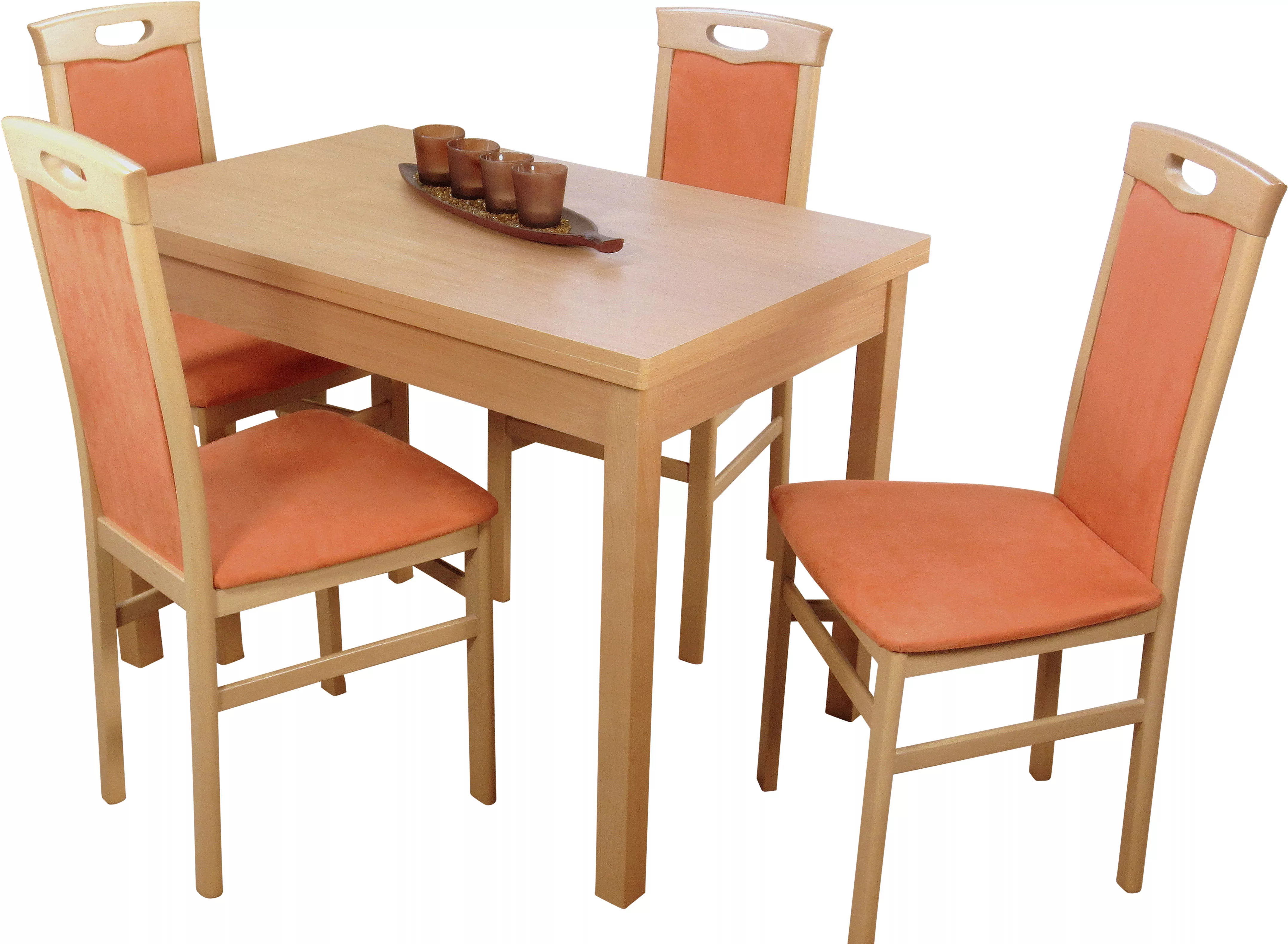 HOFMANN LIVING AND MORE Essgruppe "Carla", (Spar-Set, 5 tlg., 1 Tisch, 4 St günstig online kaufen